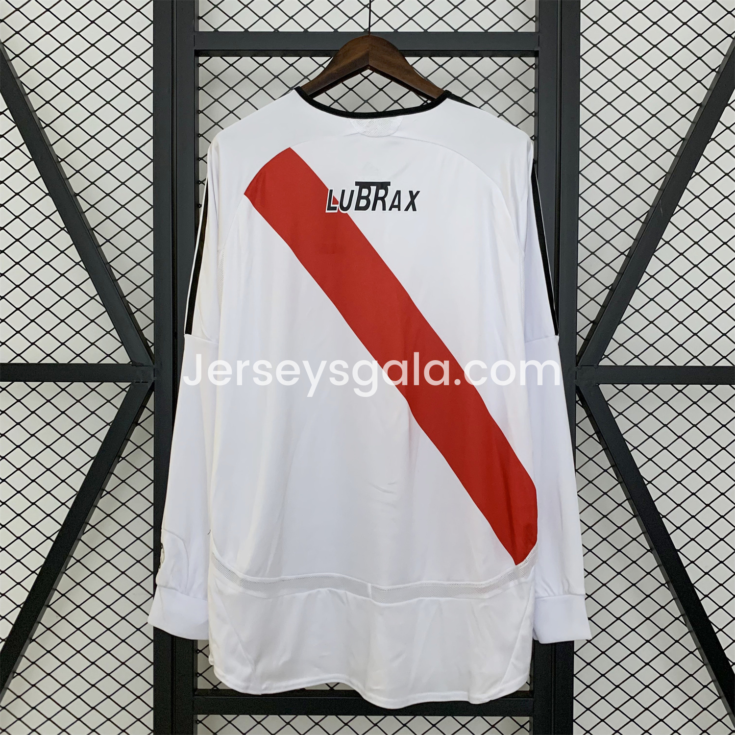 Retro River Plate 2006-07 Home Long Sleeves Jersey - SOCCERDEALSHOP
