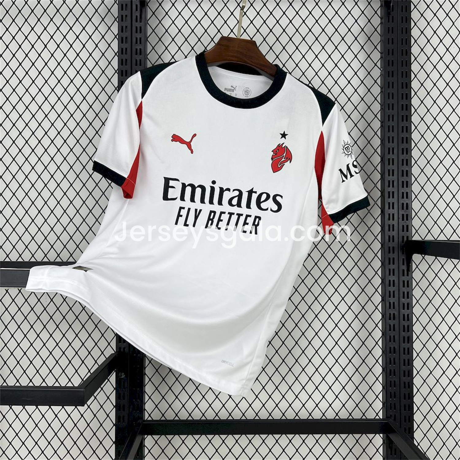 AC Milan 25-26 Away White Jersey - Fans Version - SOCCERDEALSHOP
