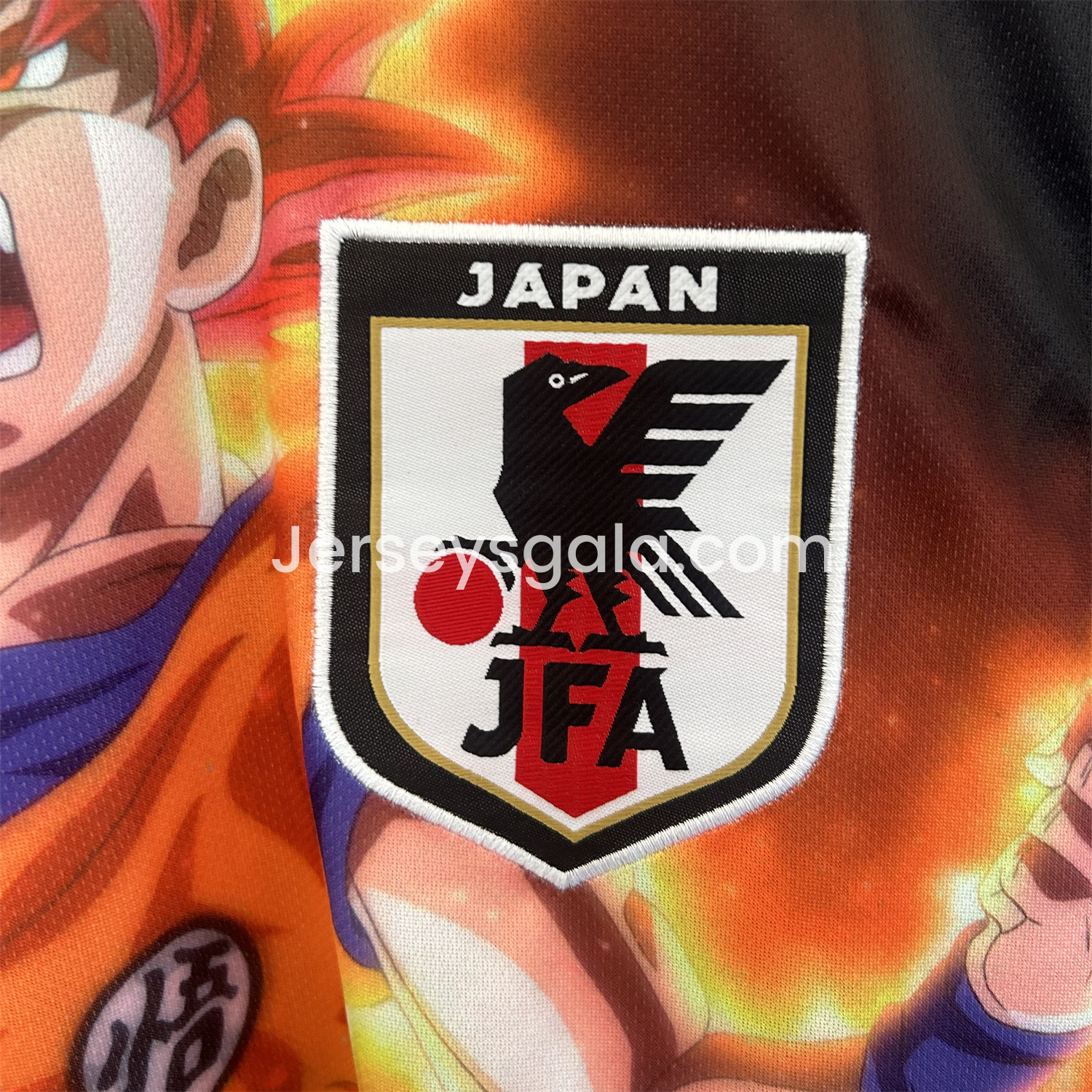 Japan 25-26 Red Hair Son Goku Black Special Edition Jersey - Fans Version - SOCCERDEALSHOP