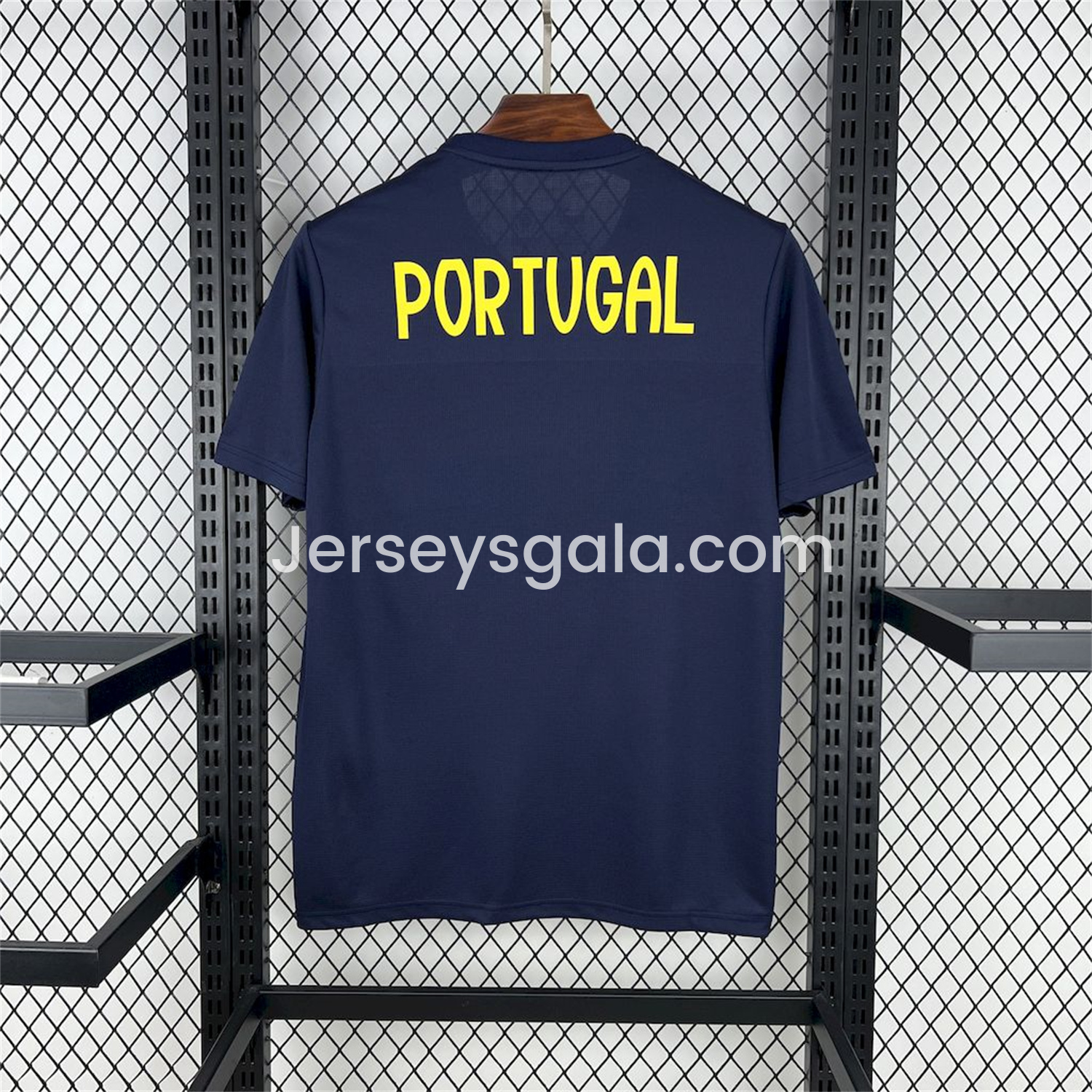Portugal 2025-26 Navy Blue Casuals Jersey - Fans Version - SOCCERDEALSHOP
