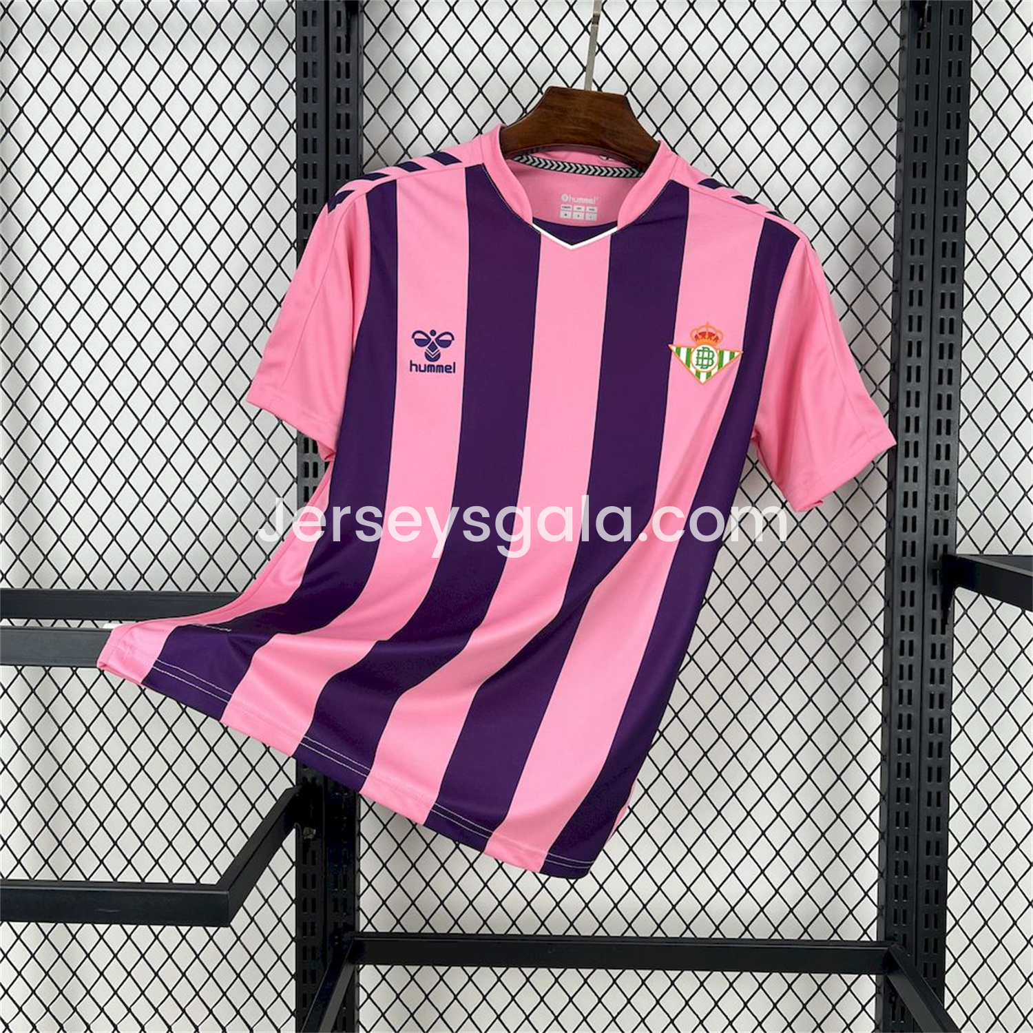 Real Betis 25-26 Pink Purple Stripe Special Edition Jersey - Fans Version - SOCCERDEALSHOP