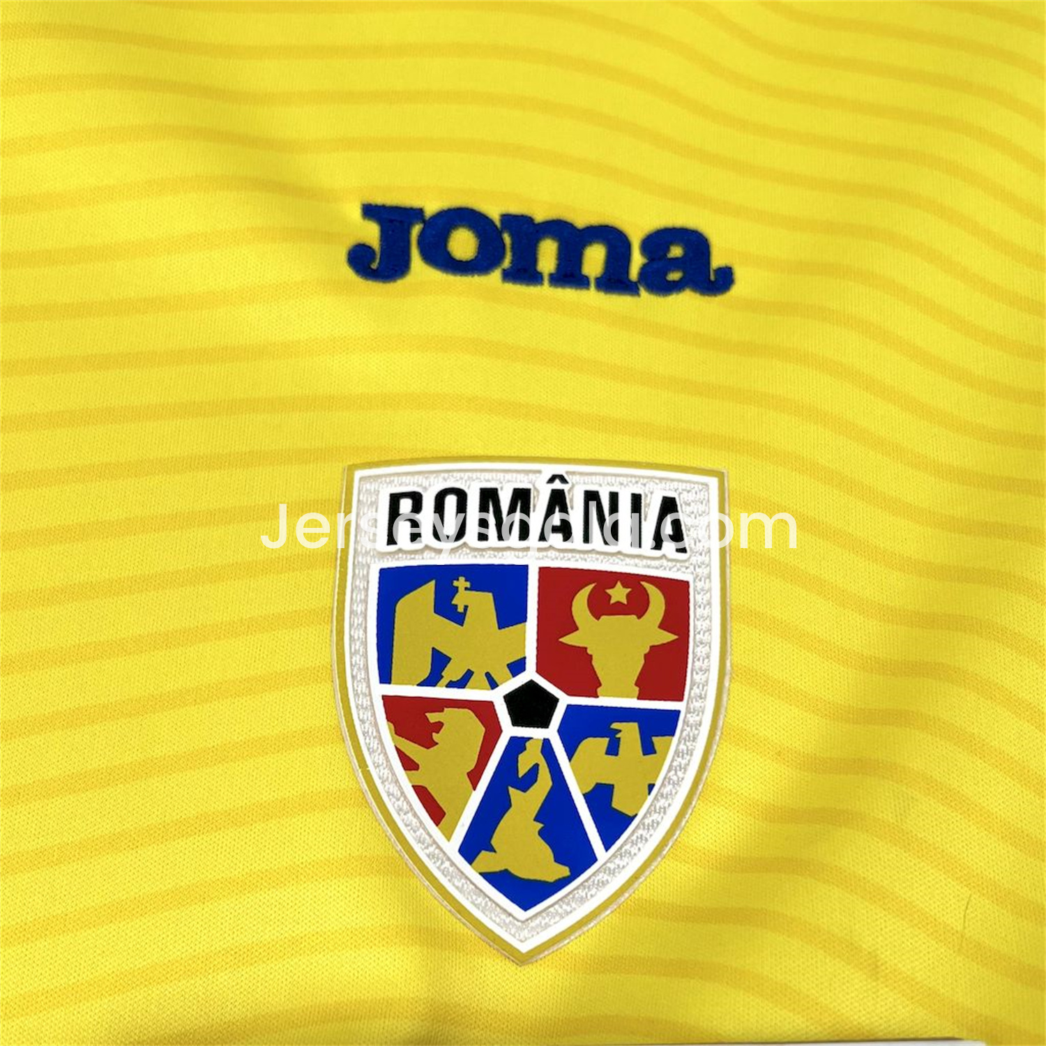 Romania 2025-26 Home Jersey - Fans Version - SOCCERDEALSHOP