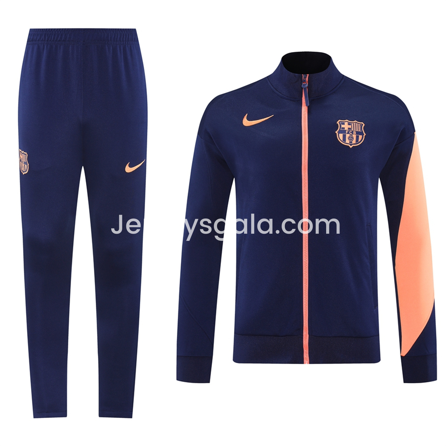 B.A.R.S.A 25-26 Jacket Training Tracksuit - Royal Blue top & Royal Blue Pants - SOCCERDEALSHOP