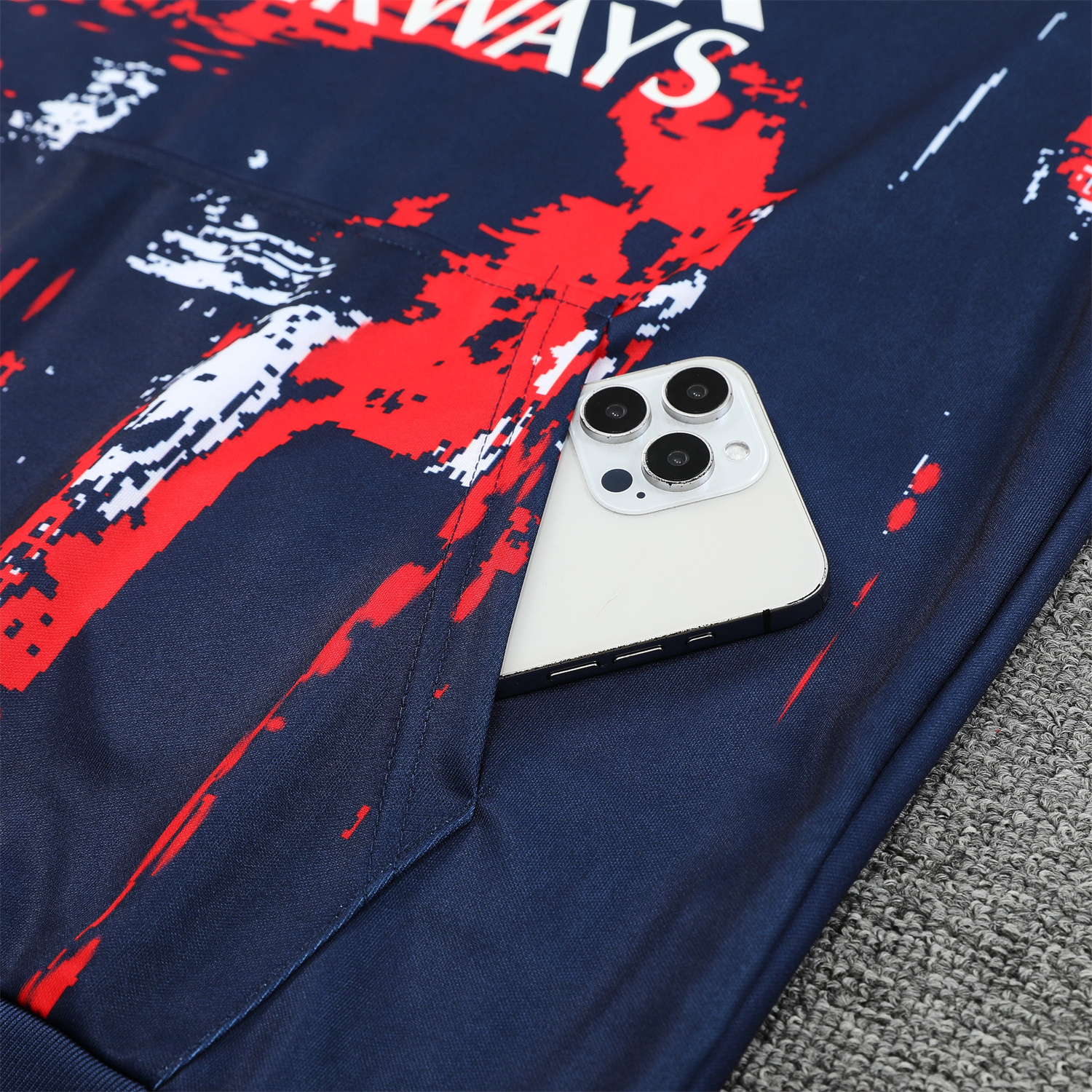 Paris Saint-Germain PSG 24-25 Training Hoodie Set - Royal Blue Hoodie and Pants - SOCCERDEALSHOP