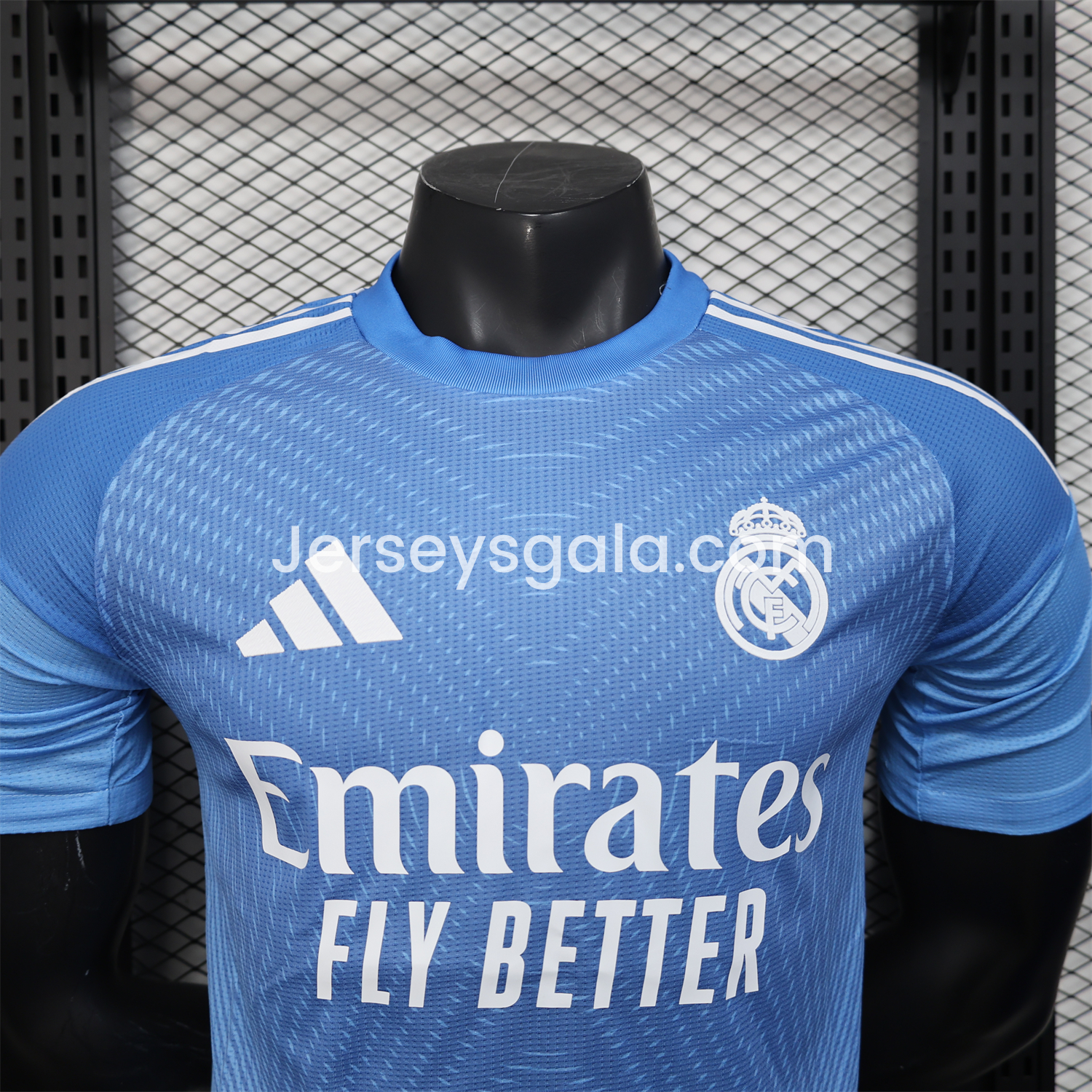 Real Madrid 25-26 Blue Goalkeeper Jersey - Player Version - SOCCERDEALSHOP