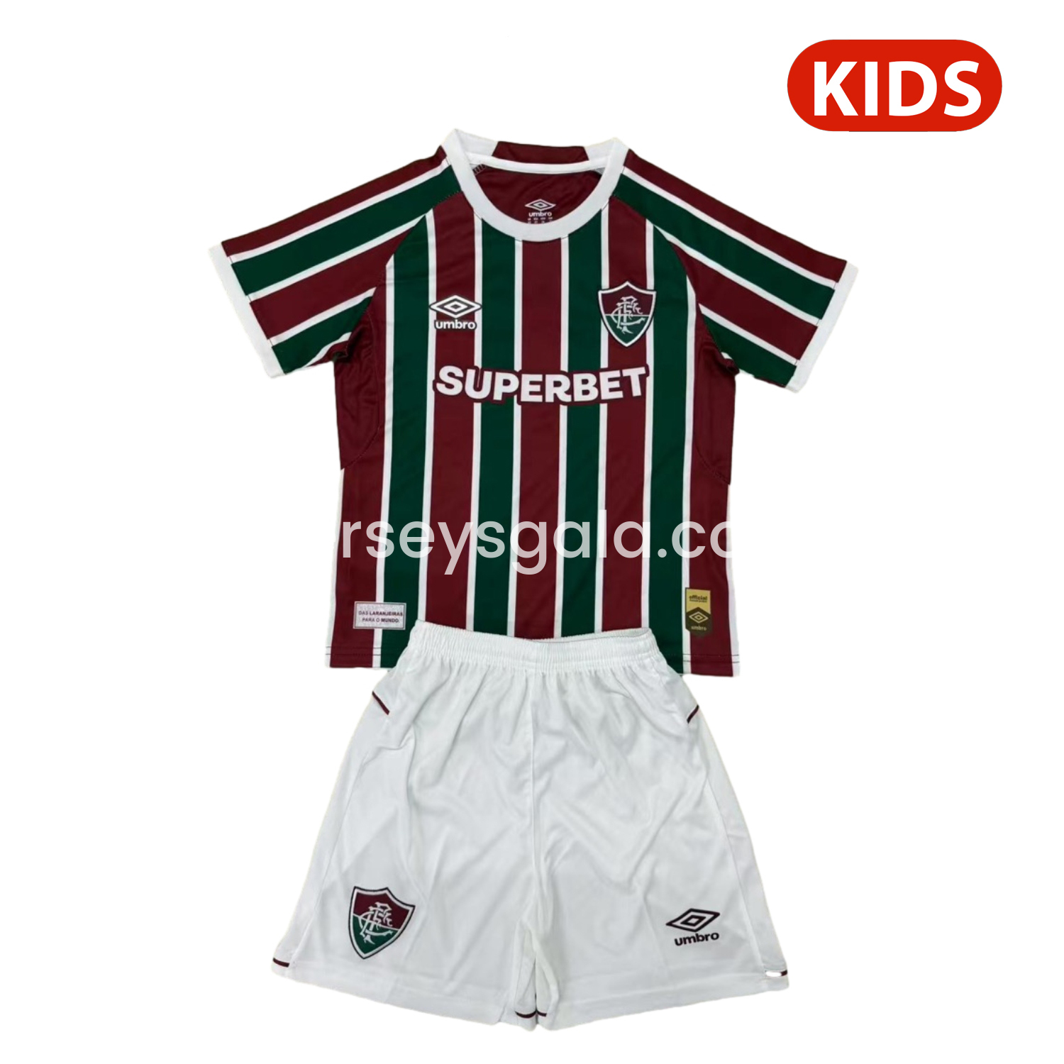 Fluminense 25-26 Home Kids Kit - SOCCERDEALSHOP