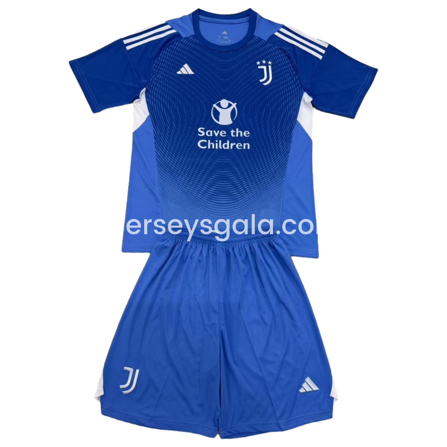 Juventus 25-26 Blue Goalkeeper Kids Kit - SOCCERDEALSHOP