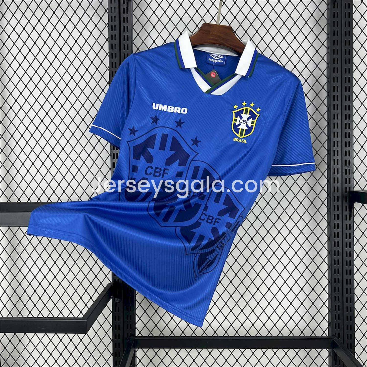 Retro Brazil 1994-96 Away Jersey - SOCCERDEALSHOP