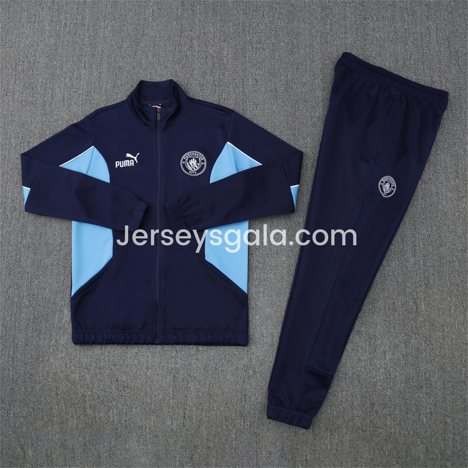 Manchester City 25-26 Jacket Training Tracksuit - Deep Blue Jackets & Pants - SOCCERDEALSHOP