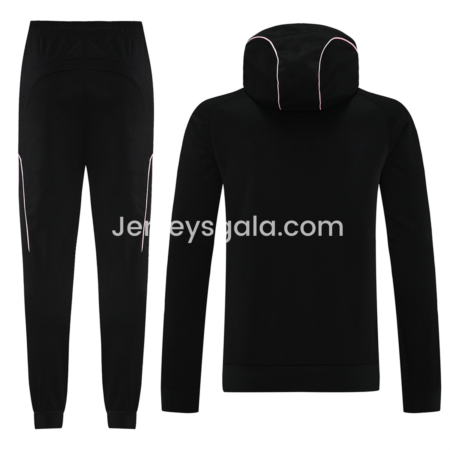 INT M.A.M 25-26 Long Sleeves Training Hoodie Set - Black Hoodie + Pants - SOCCERDEALSHOP