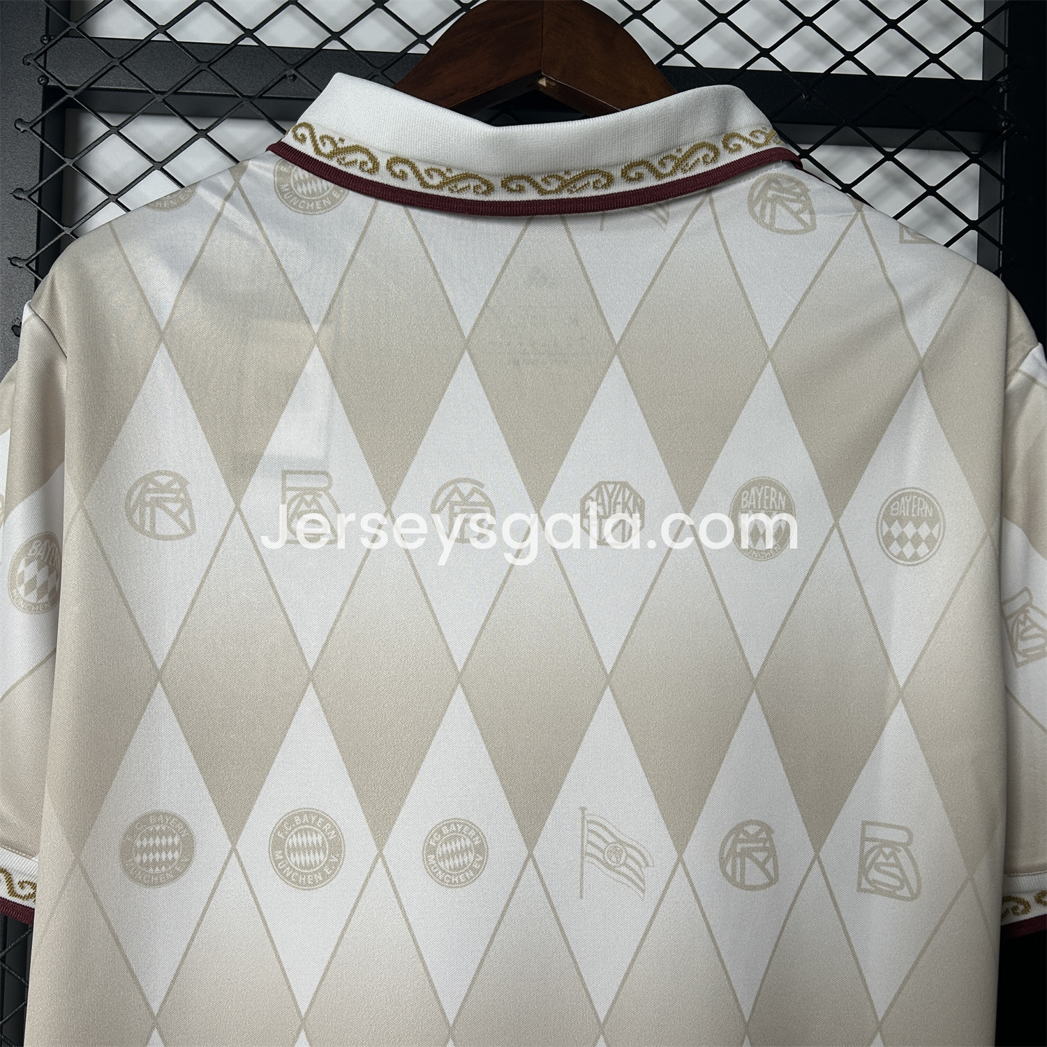 Bayern Munich 2025 125th Anniversary Diamond Pattern Special Edition Jersey - Fans Version - SOCCERDEALSHOP