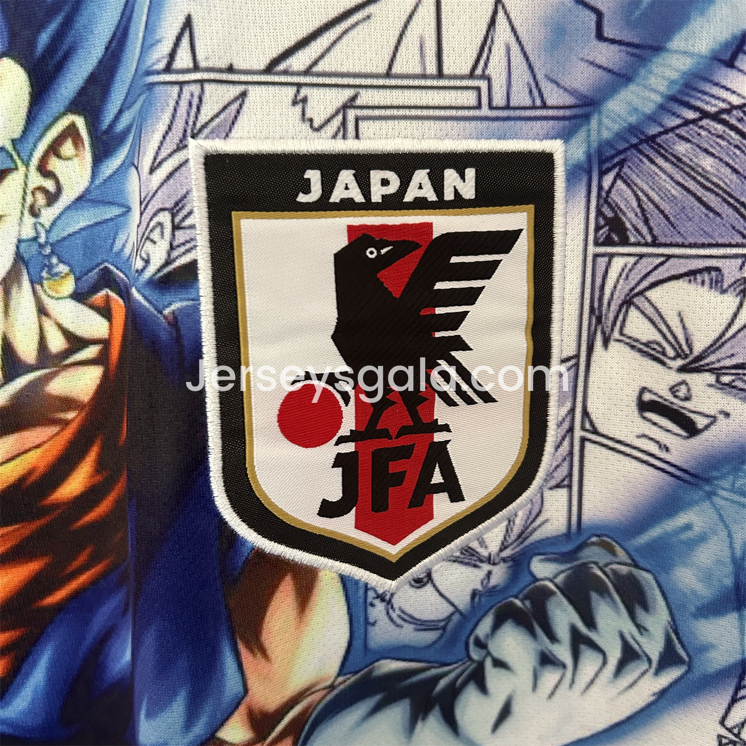 Japan 25-26 Blue Goku Black & White Background Special Jersey - Fans Version - SOCCERDEALSHOP