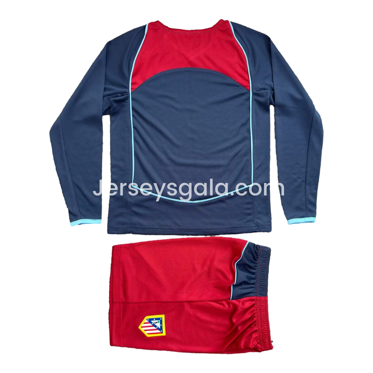 Retro Atletico Madrid 2004-05 Away S.p.i.d.e.r M.a.n Special Long Sleeves Kids Kit - SOCCERDEALSHOP