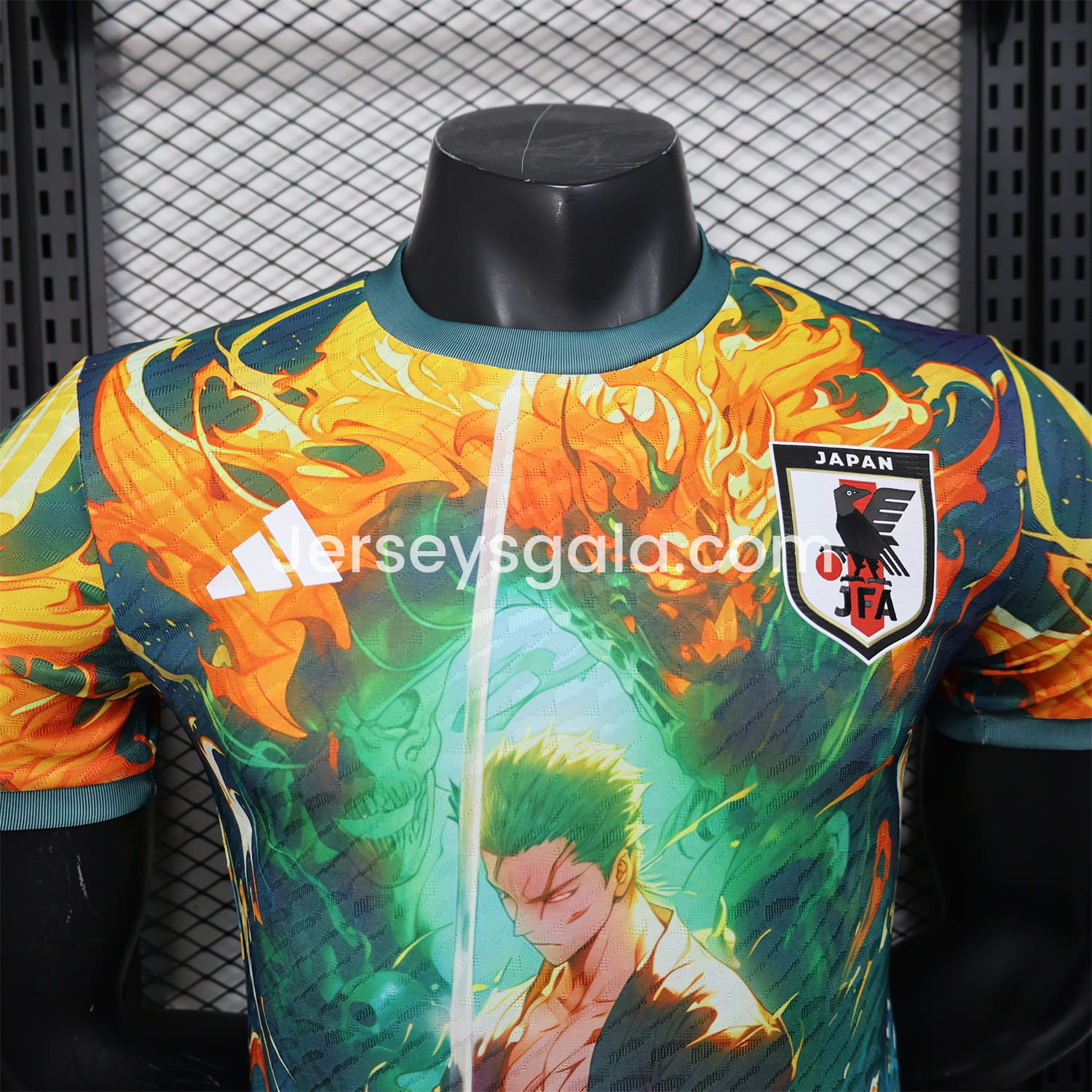 Japan 25-26 Roronoa Zoro Green Special Jersey - Player Version - SOCCERDEALSHOP