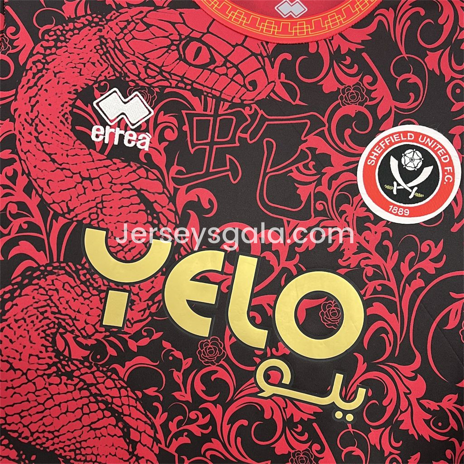 Sheffield United 24-25 Pre-Match Chinese New Year Jersey - Fans Version - SOCCERDEALSHOP