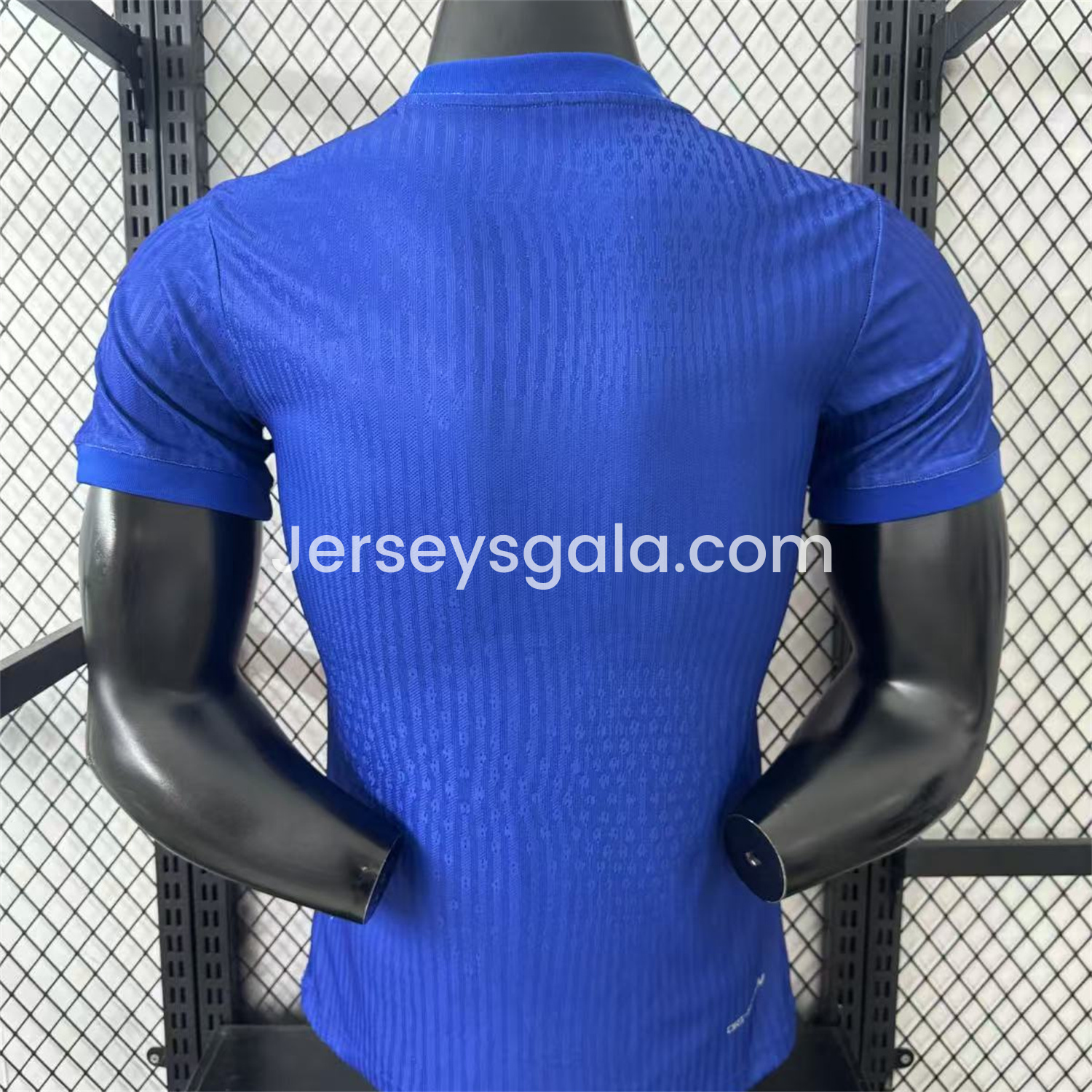 B.A.R.S.A 25-26 One Piece Red Silhouette Special Blue Jersey - Player Version - SOCCERDEALSHOP