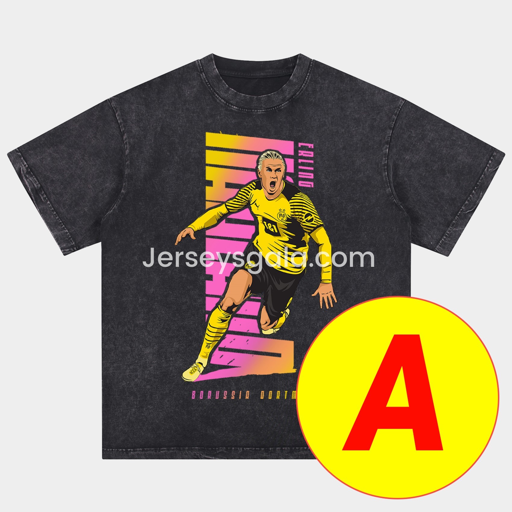 Dortmund Oversized Washed T-Shirt - SOCCERDEALSHOP