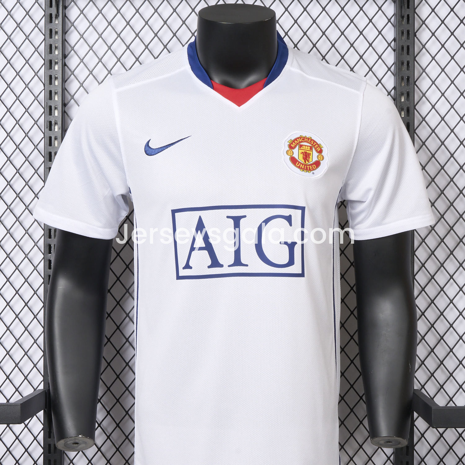 Manchester United Retro 2008-09 Away Jersey - Player Version - SOCCERDEALSHOP
