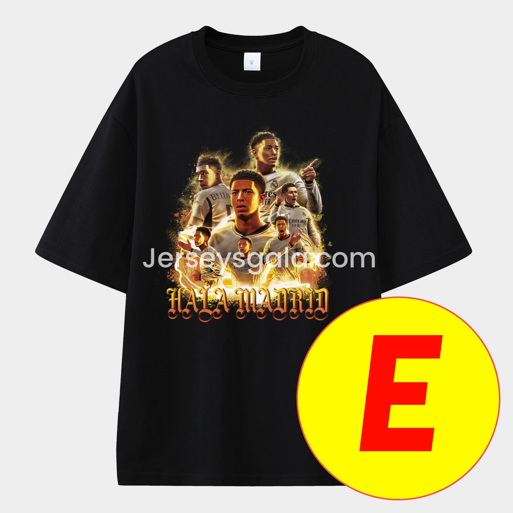 Bellingham Real Madrid England Unisex Pure Cotton T-shirt - SOCCERDEALSHOP