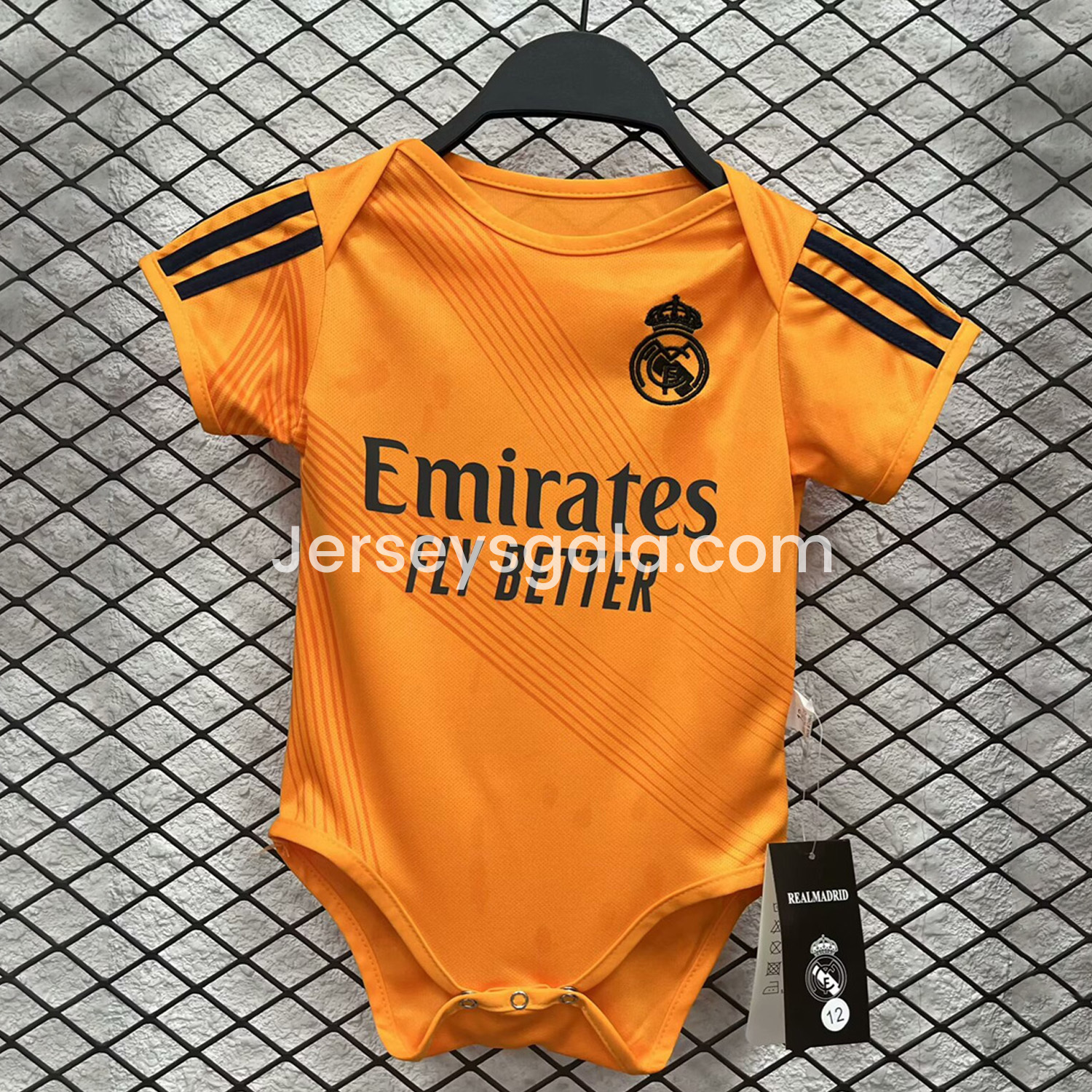 Real Madrid 24-25 Away Baby Crawling Suit - SOCCERDEALSHOP