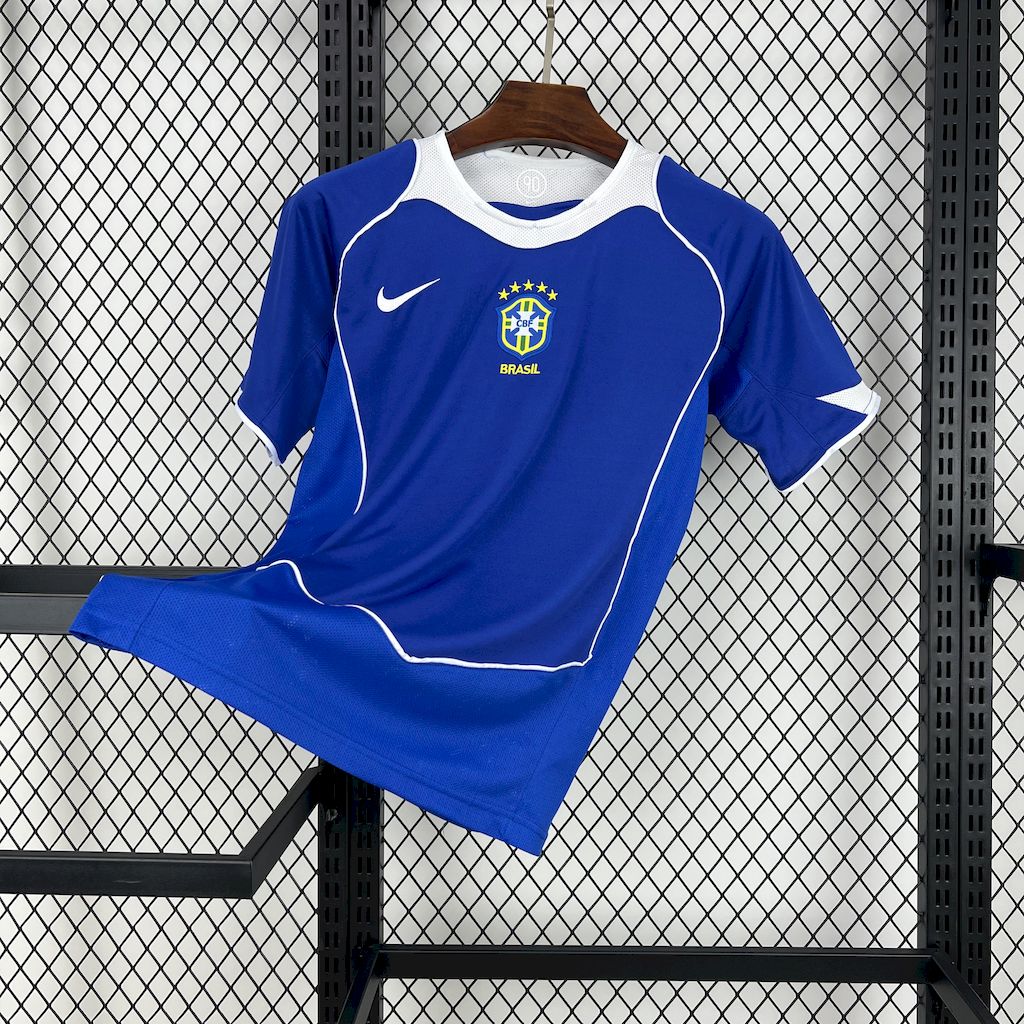 Retro Brazil 2004 Away Jersey - SOCCERDEALSHOP
