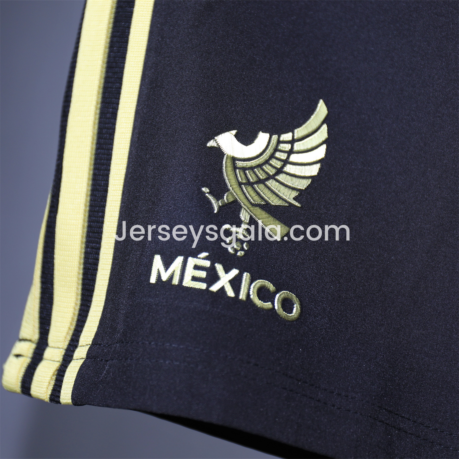 Mexico 2025 Gold Cup Black Shorts - Player Version - SOCCERDEALSHOP
