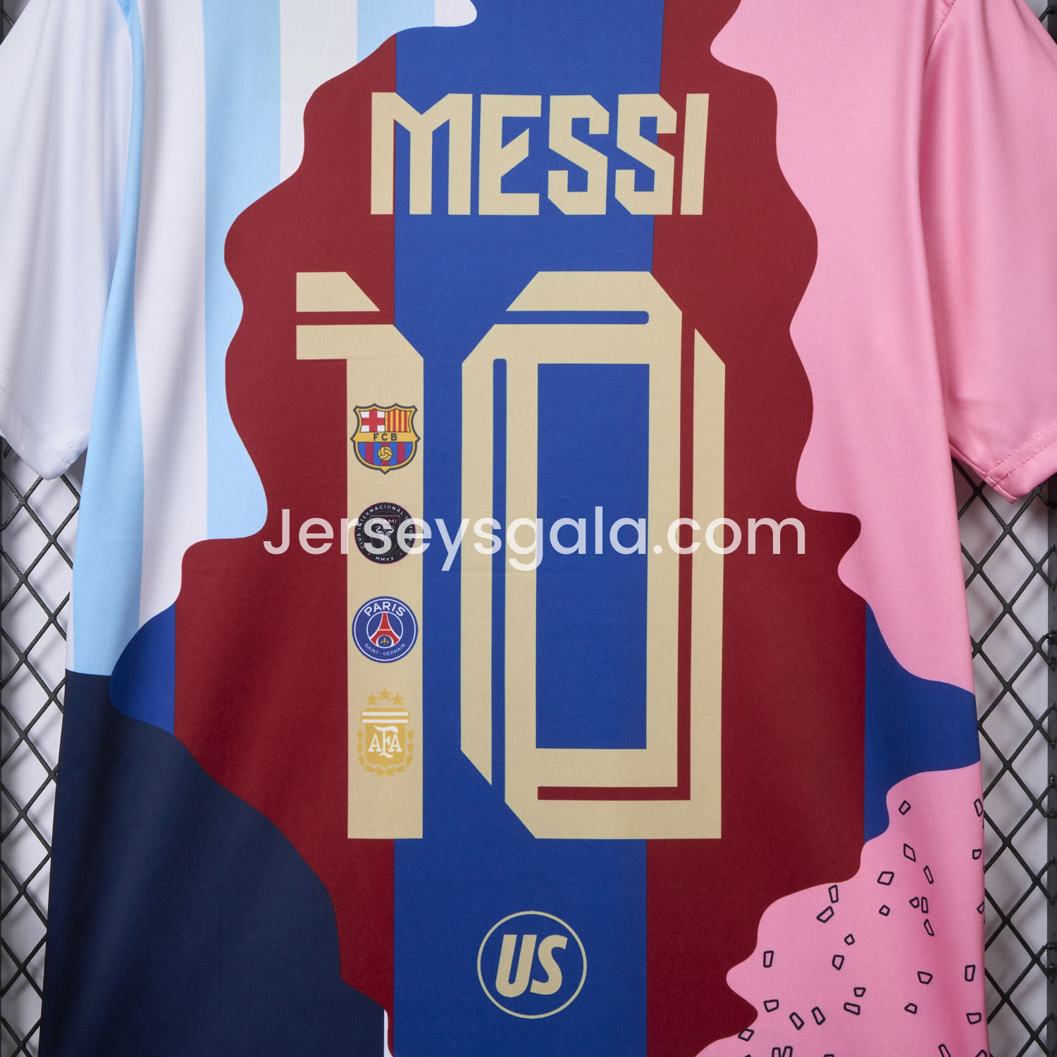 Messi Career Commemorative Jersey - Fans Version - B.A.R.S.A Argentina Paris Saint-Germain PSG INT M.A.M - SOCCERDEALSHOP