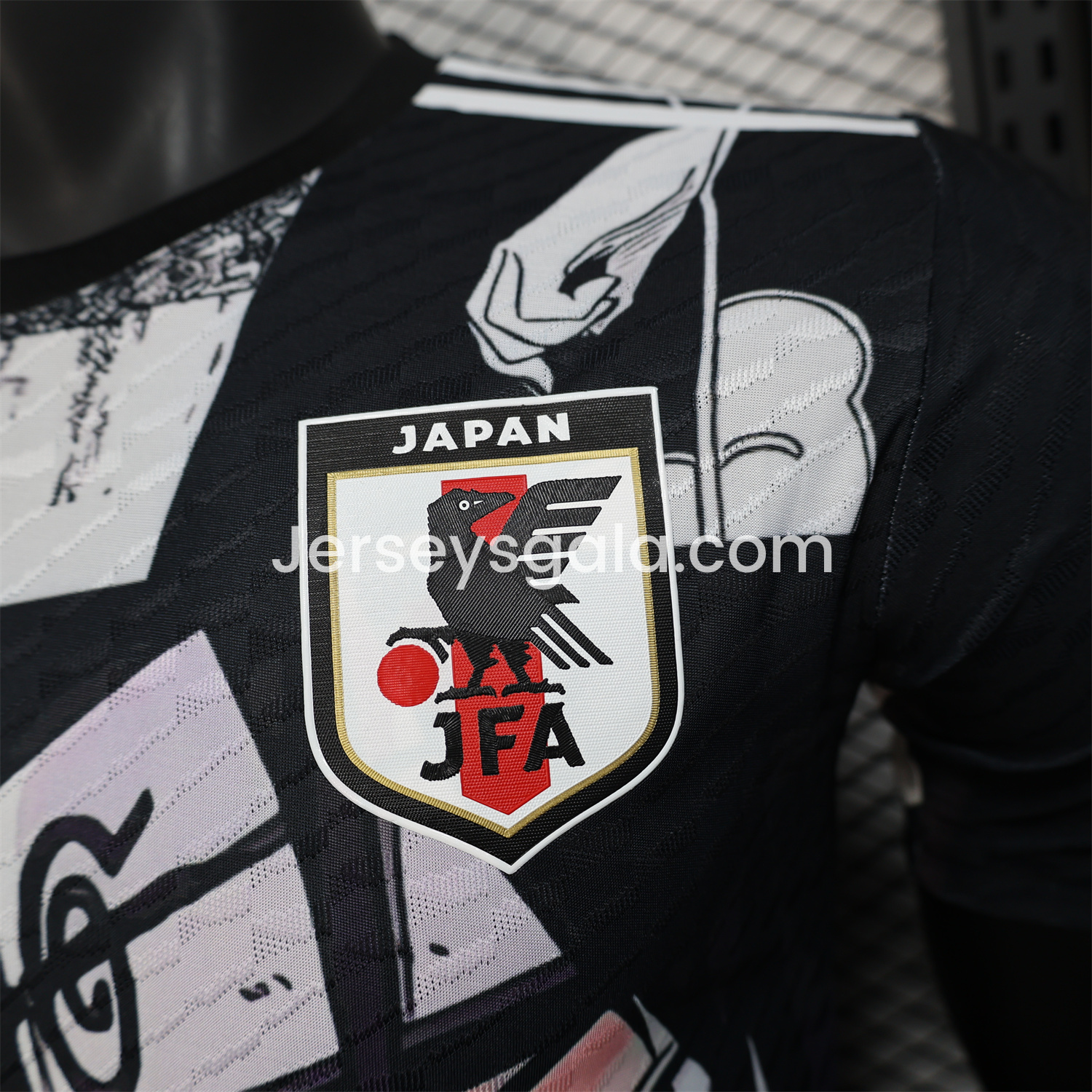 Japan 25-26 Uchiha Itachi Black & White Special Jersey - Player Version - SOCCERDEALSHOP