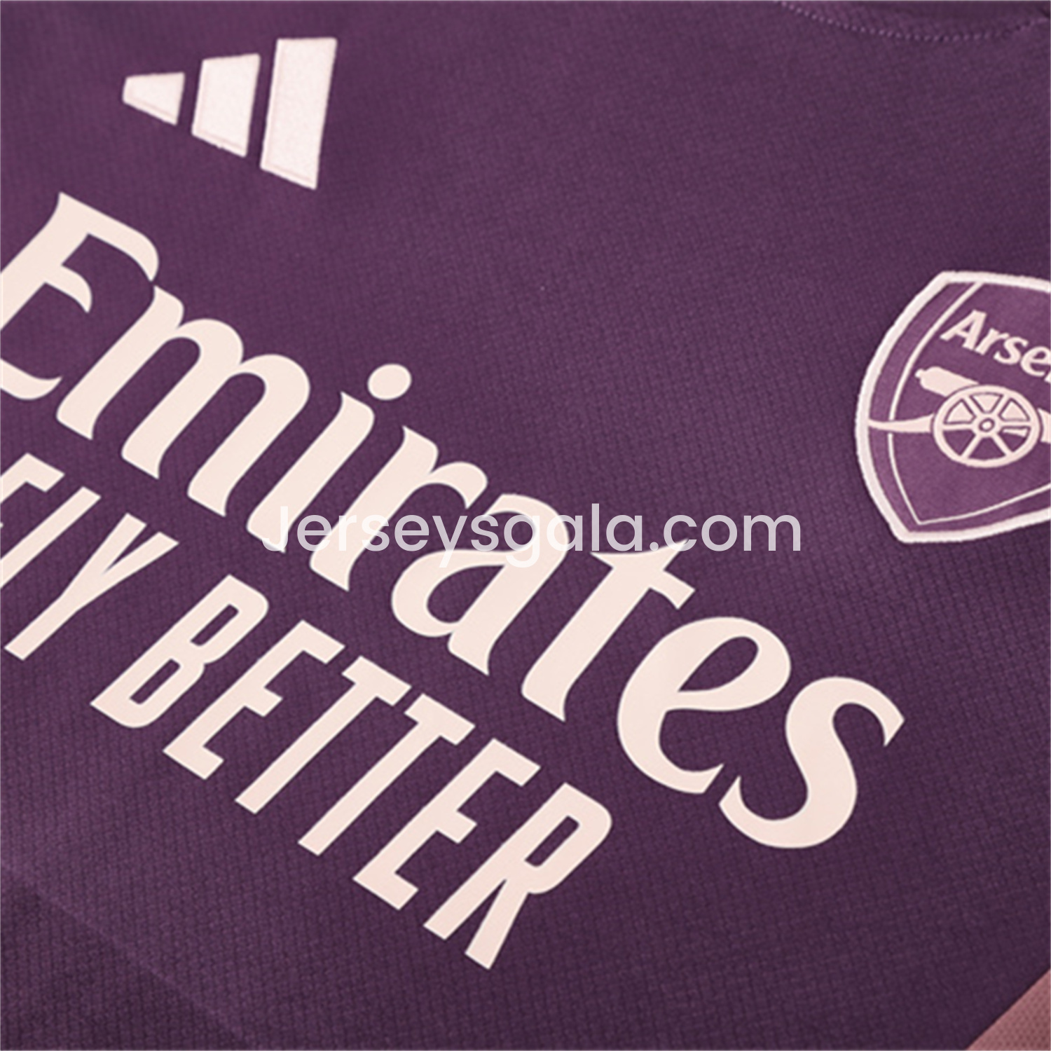 Arsenal 24-25 Kids Short-Sleeve Training Set - Purple - SOCCERDEALSHOP