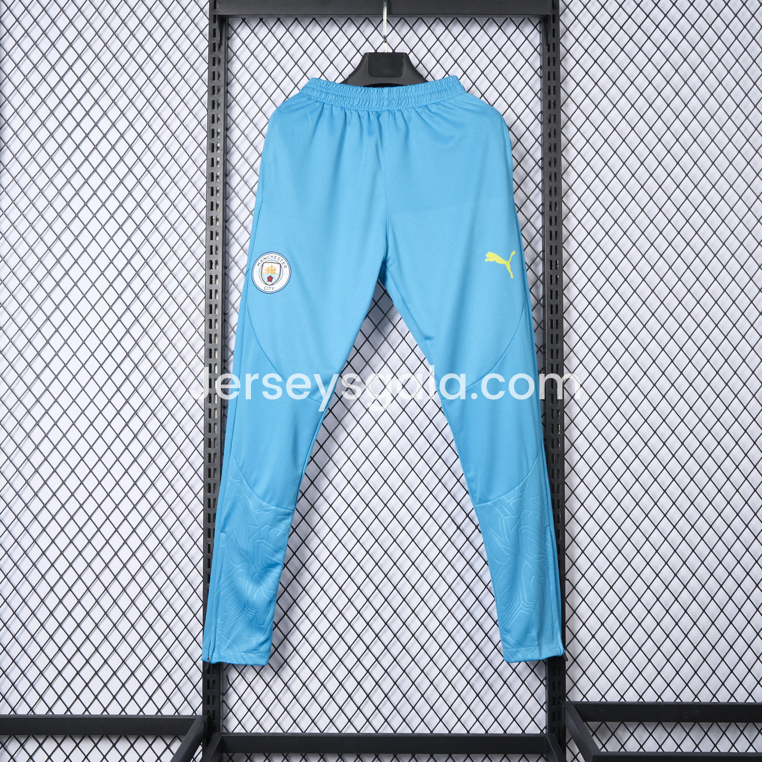 Manchester City 24-25 Sky Blue Training Pants - Player Version - SOCCERDEALSHOP