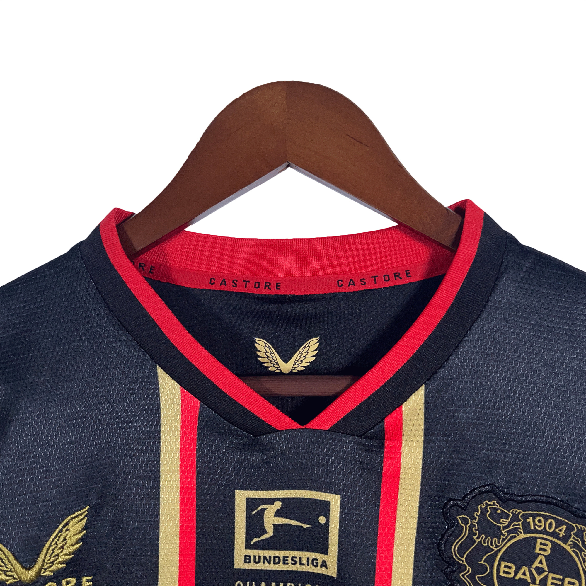 Bayer 04 Leverkusen 23-24 Black & Gold Champion Edition Jersey - Fans Version - SOCCERDEALSHOP