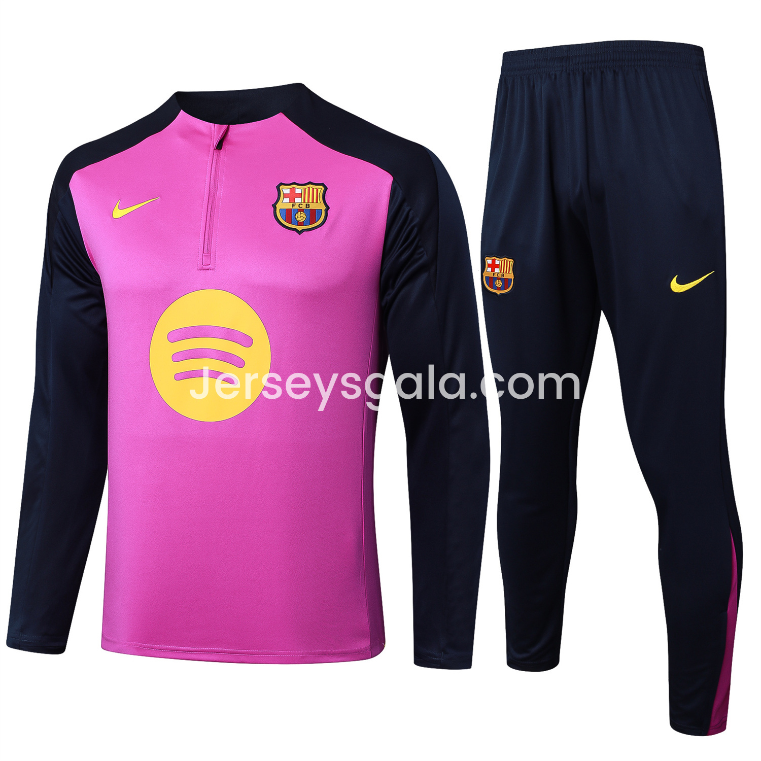 B.A.R.S.A 25-26 Long Sleeve Training Set - Purple Top and Deep Blue Pants - SOCCERDEALSHOP
