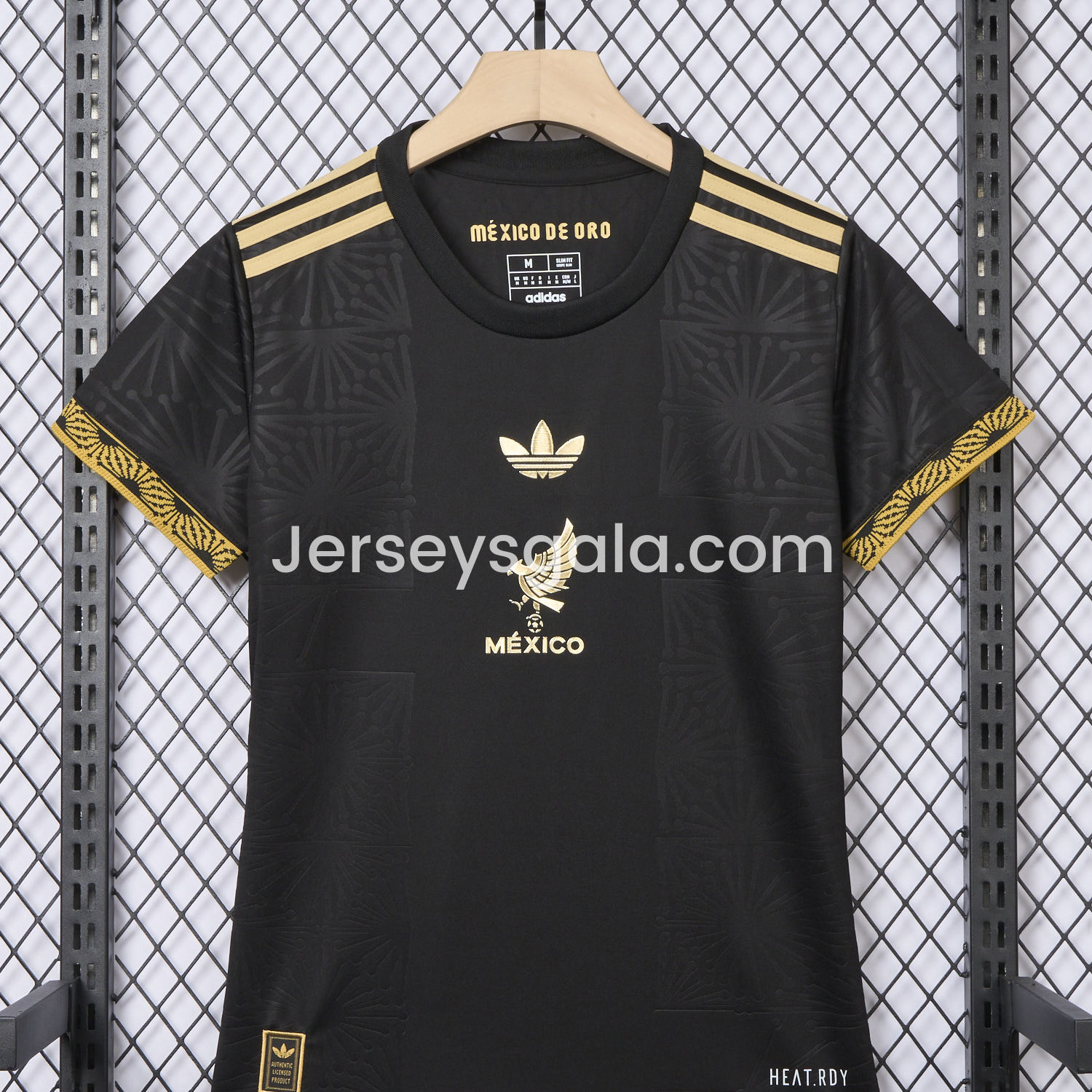 Women's Mexico 2025 Gold Cup Black Jersey - Fans Version - SOCCERDEALSHOP
