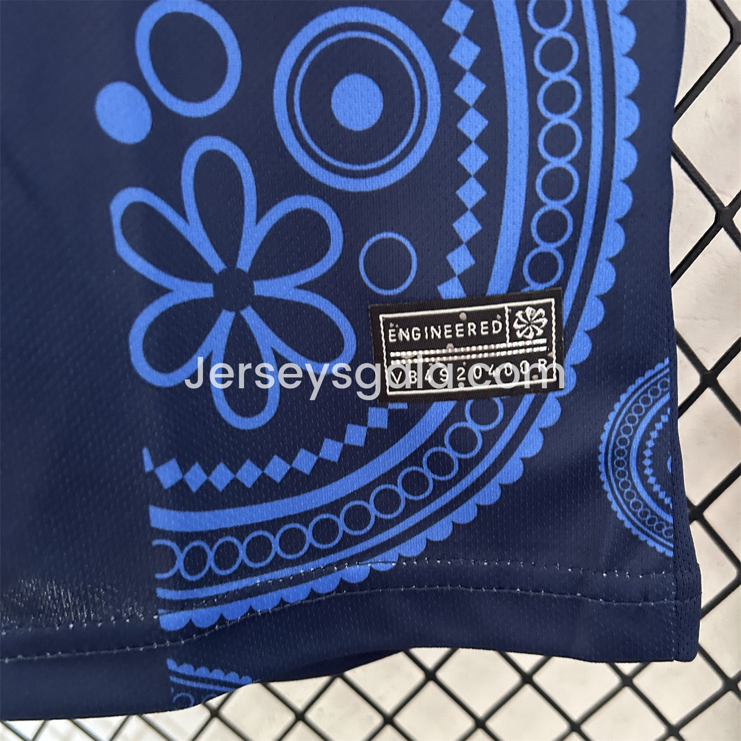 B.A.R.S.A 25-26 Paisley Patterns Blue Special Edition Jersey - Fans Version - SOCCERDEALSHOP