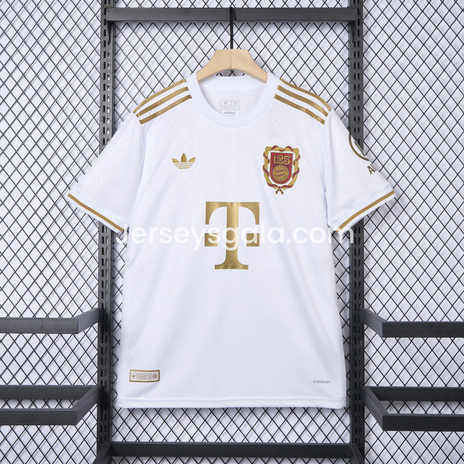 Bayern Munich 2025 White 125th Anniversary Jersey - Fans Version - SOCCERDEALSHOP