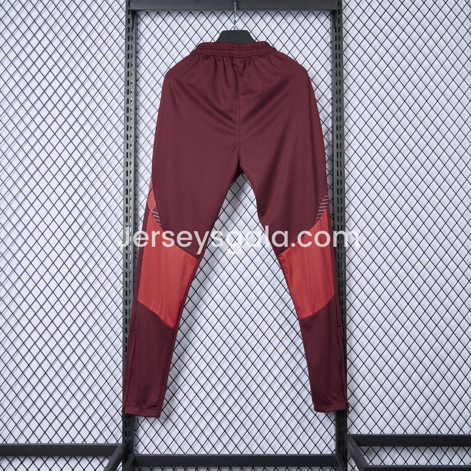 AS Roma 24-25 Burgundy Training Pants - Player Version - SOCCERDEALSHOP