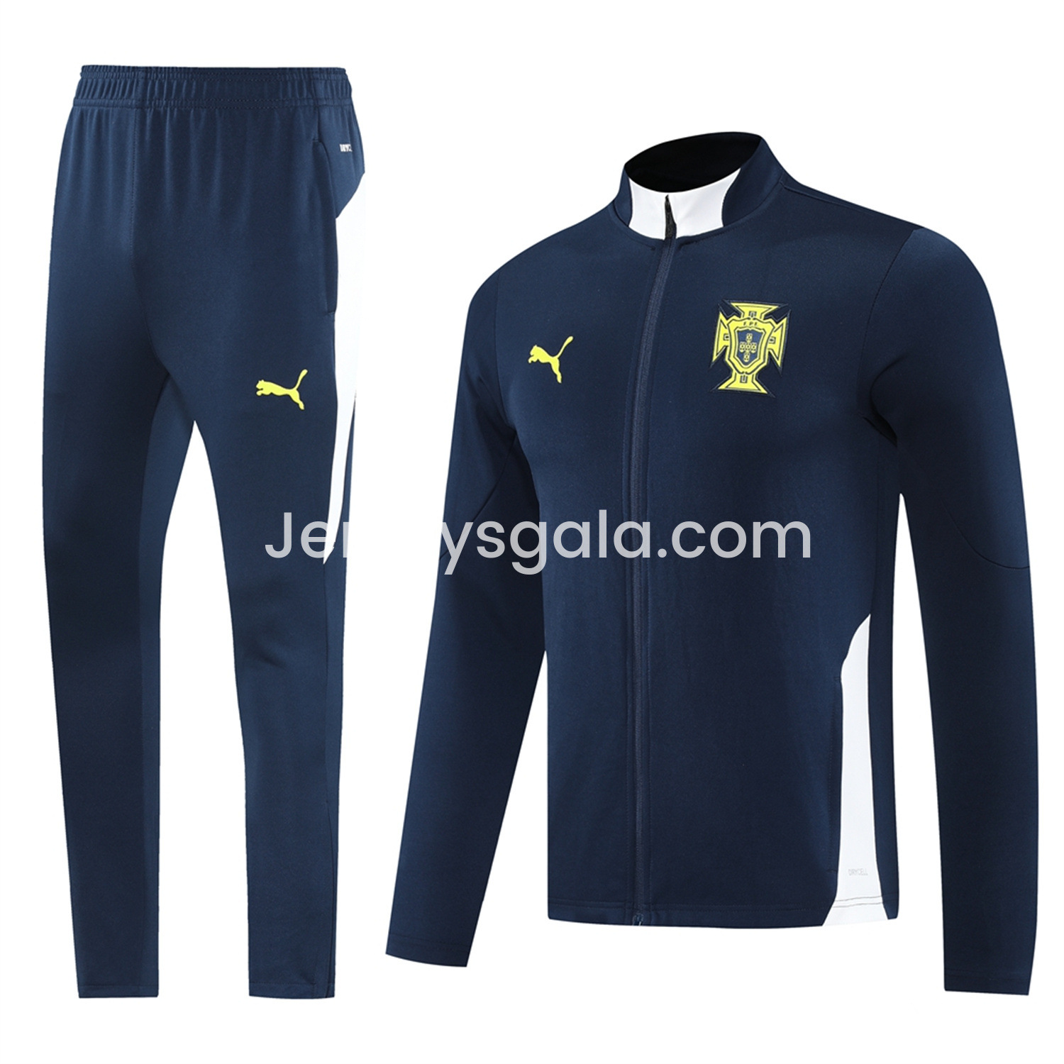 Portugal 25-26 Jacket Training Tracksuit - Deep Blue Jackets and Pants - SOCCERDEALSHOP