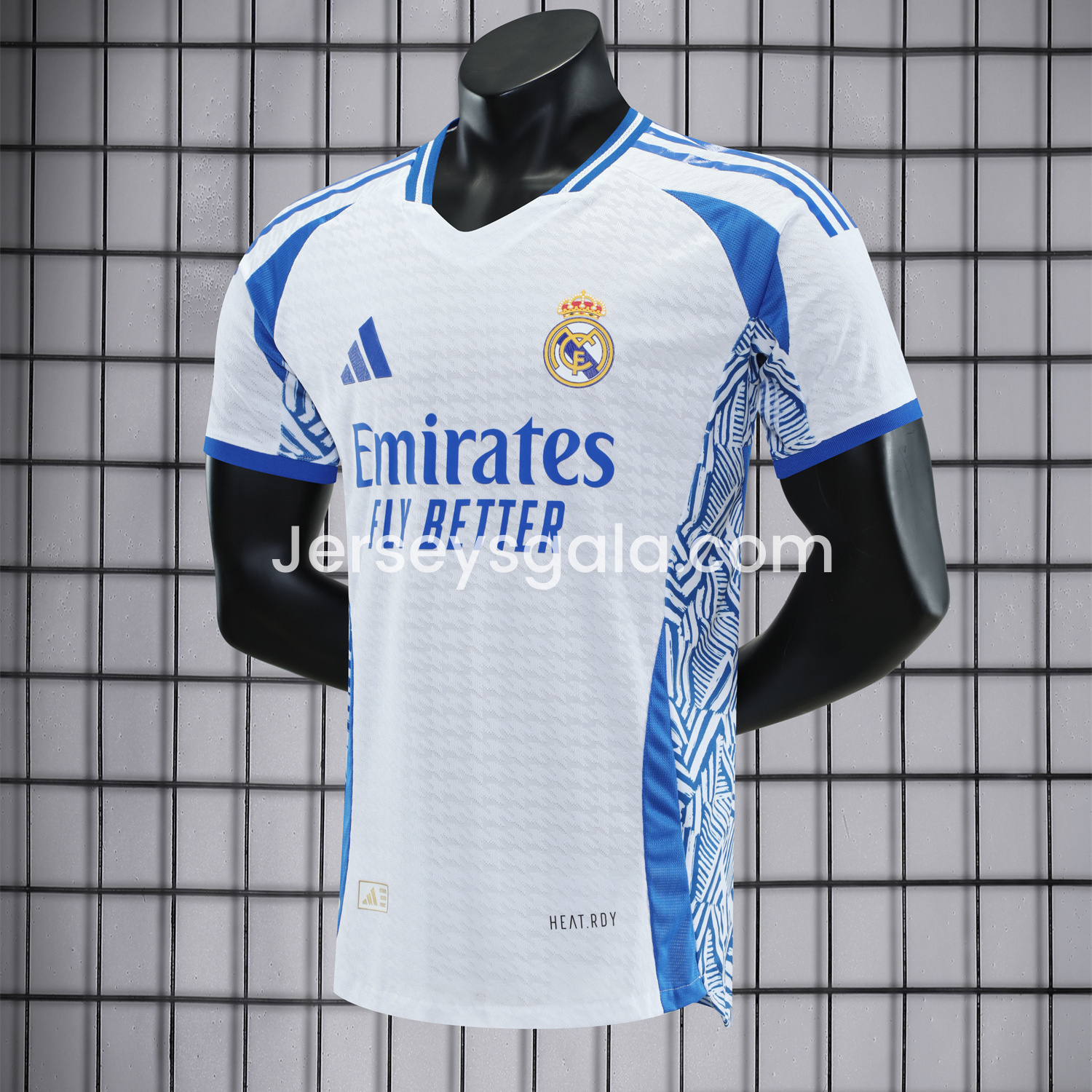 Real Madrid 25-26 Blue Edge Special Edition Jersey - Player Version - SOCCERDEALSHOP