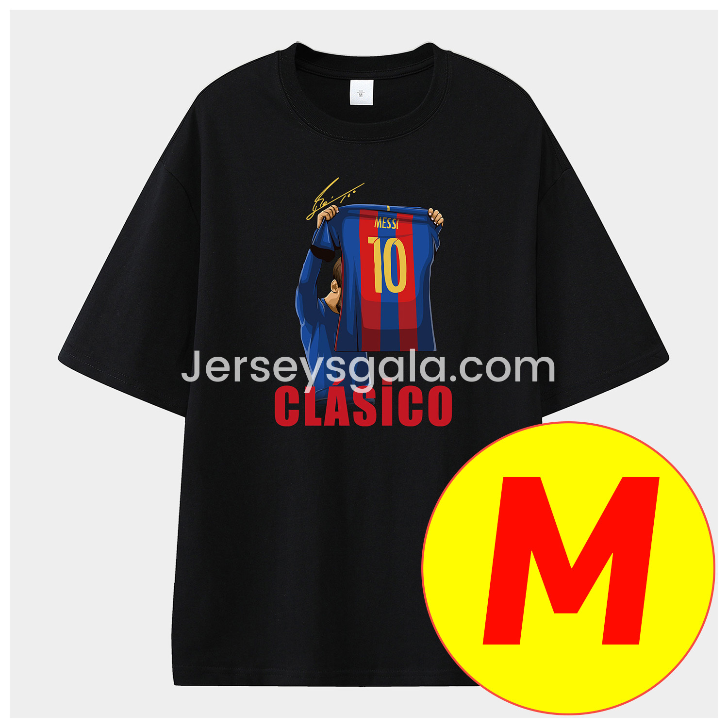 Messi GOAT Argentina B.A.R.S.A INT M.A.M Unisex Pure Cotton T-shirt - SOCCERDEALSHOP