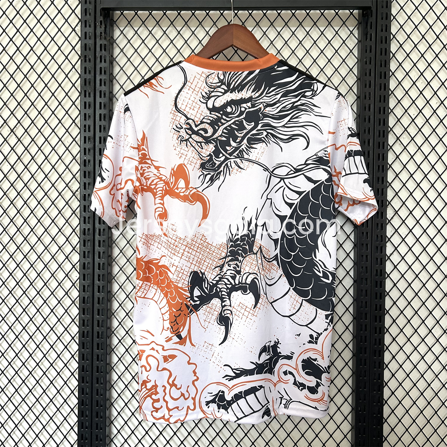 Real Madrid 25-26 Black Dragon Orange Dragon White Special Edition Jersey - Fans Version - SOCCERDEALSHOP