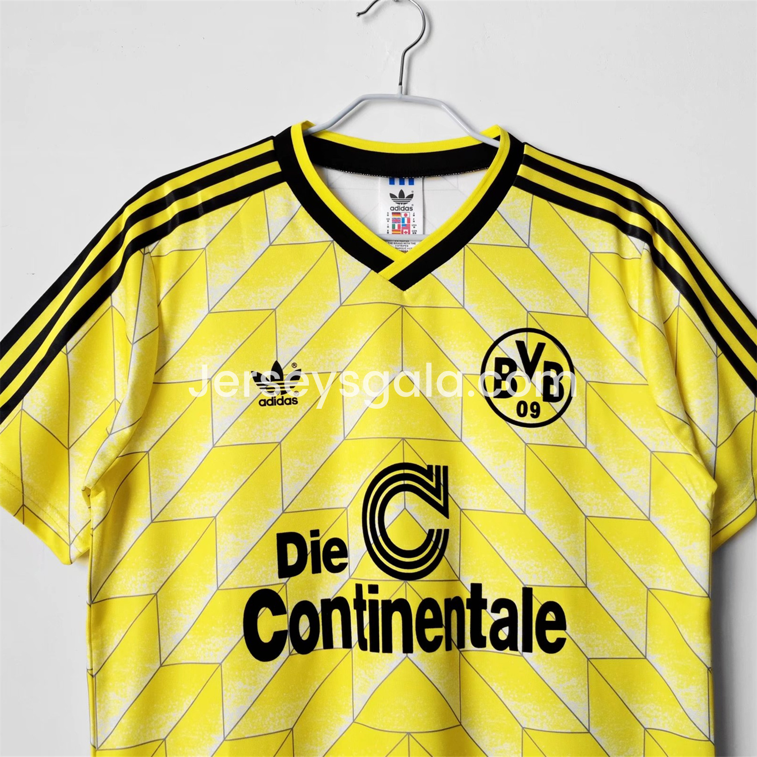 Retro Dortmund 1988-89 Home Jersey - SOCCERDEALSHOP