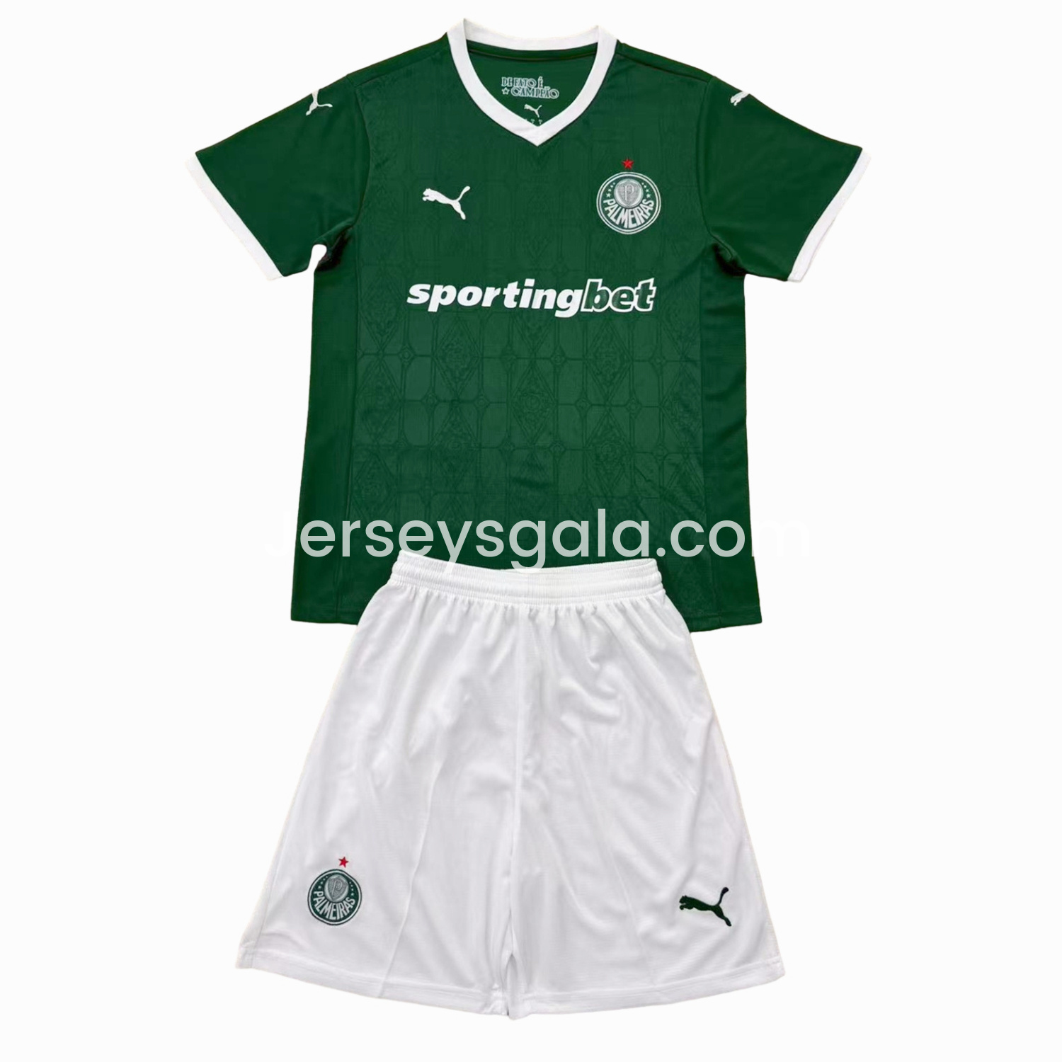 Palmeiras 25-26 Home Men's Adult Jersey Set - Fans Version - SOCCERDEALSHOP