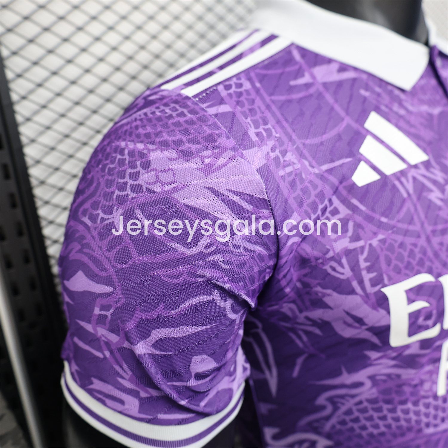 Real Madrid 24-25 Purple Loong POLO Jersey - Player Version - SOCCERDEALSHOP