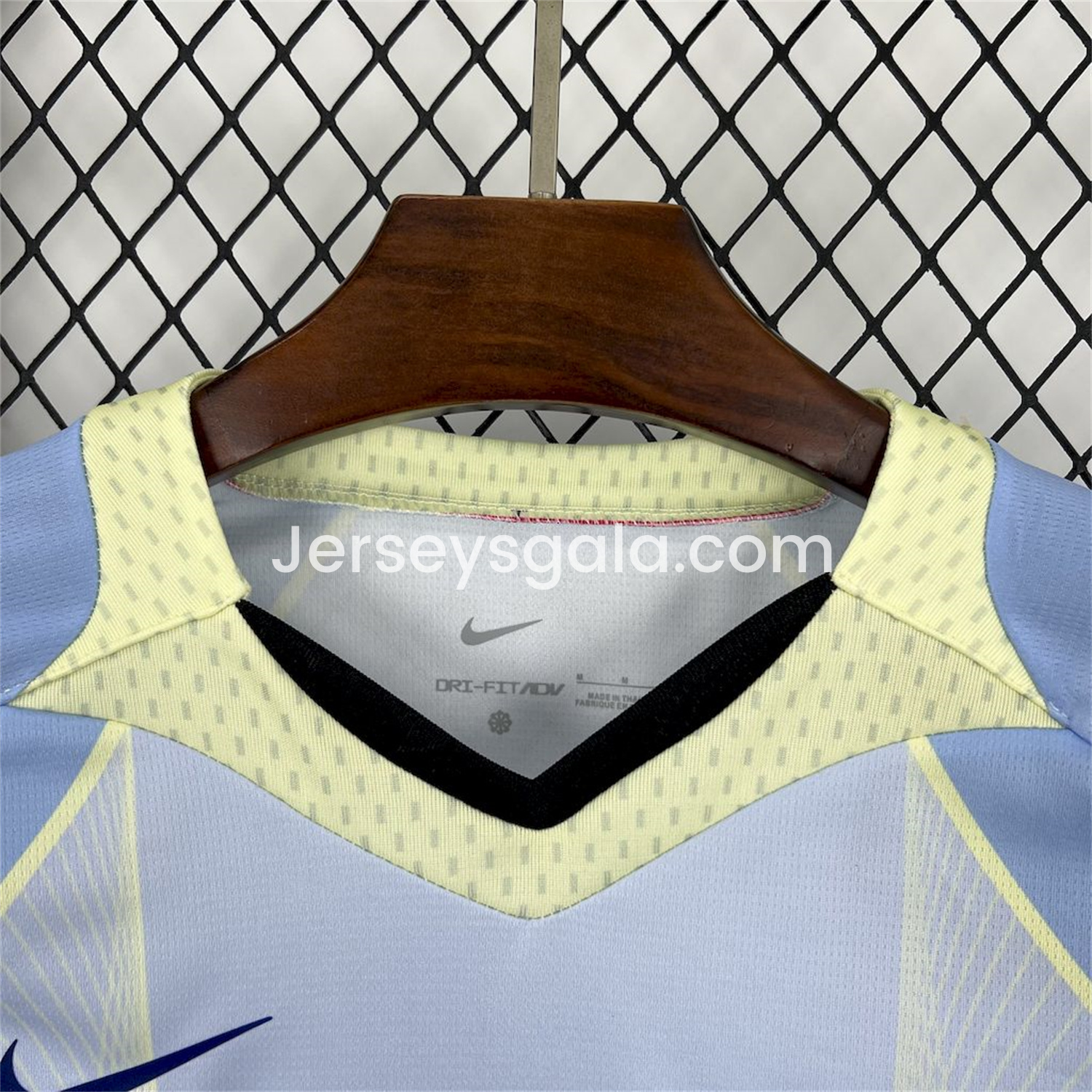 B.A.R.S.A 25-26 T90 Yellow Lines Light Blue Special Jersey - Fans Version - SOCCERDEALSHOP