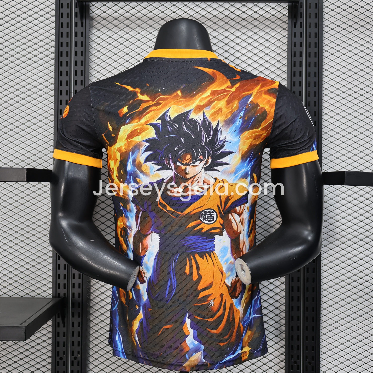 Japan 25-26 Goku Fighting Form Black Special Jersey - Player Version - SOCCERDEALSHOP