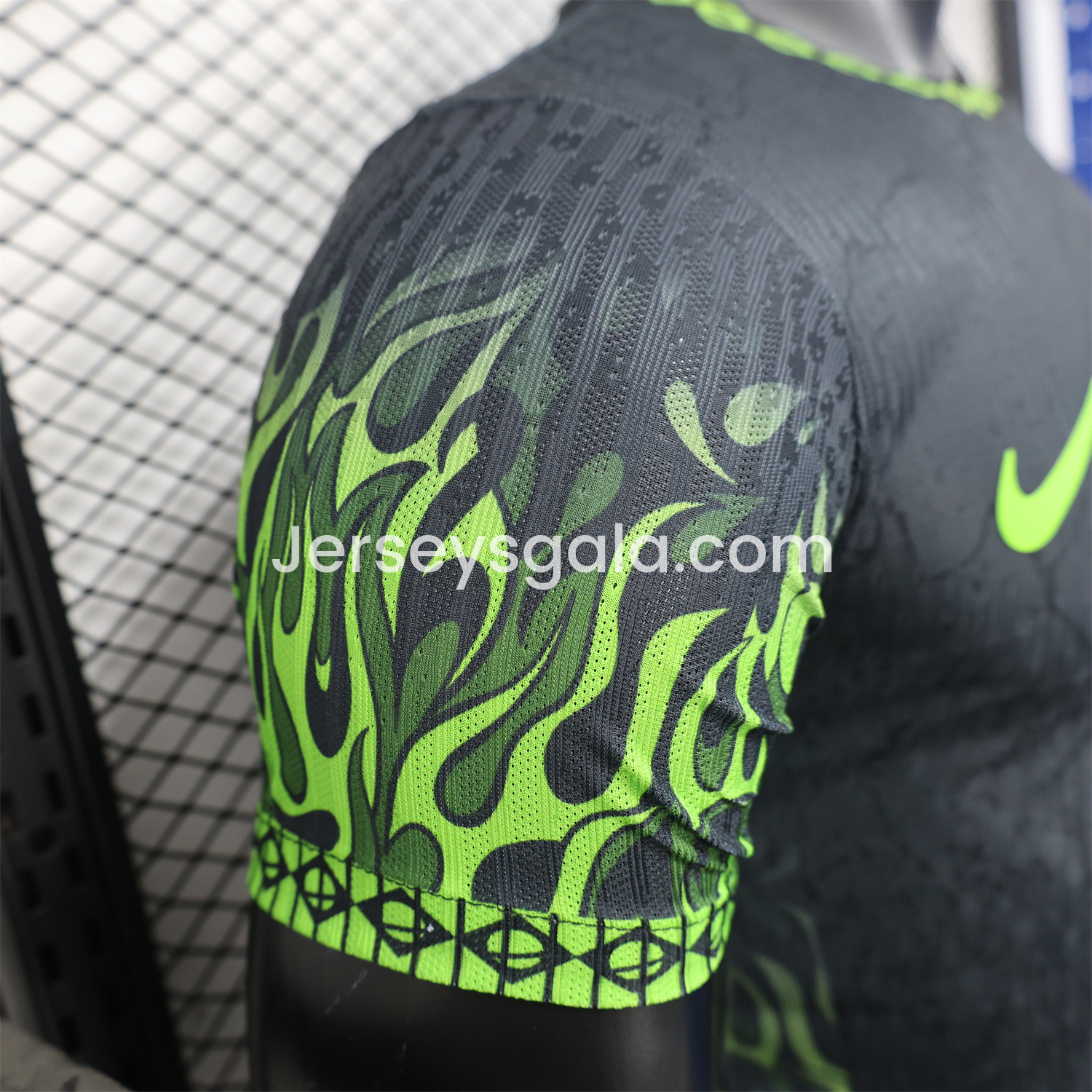 Brazil 2025 Green Fire Black Special Edition Jersey - Player Version - SOCCERDEALSHOP