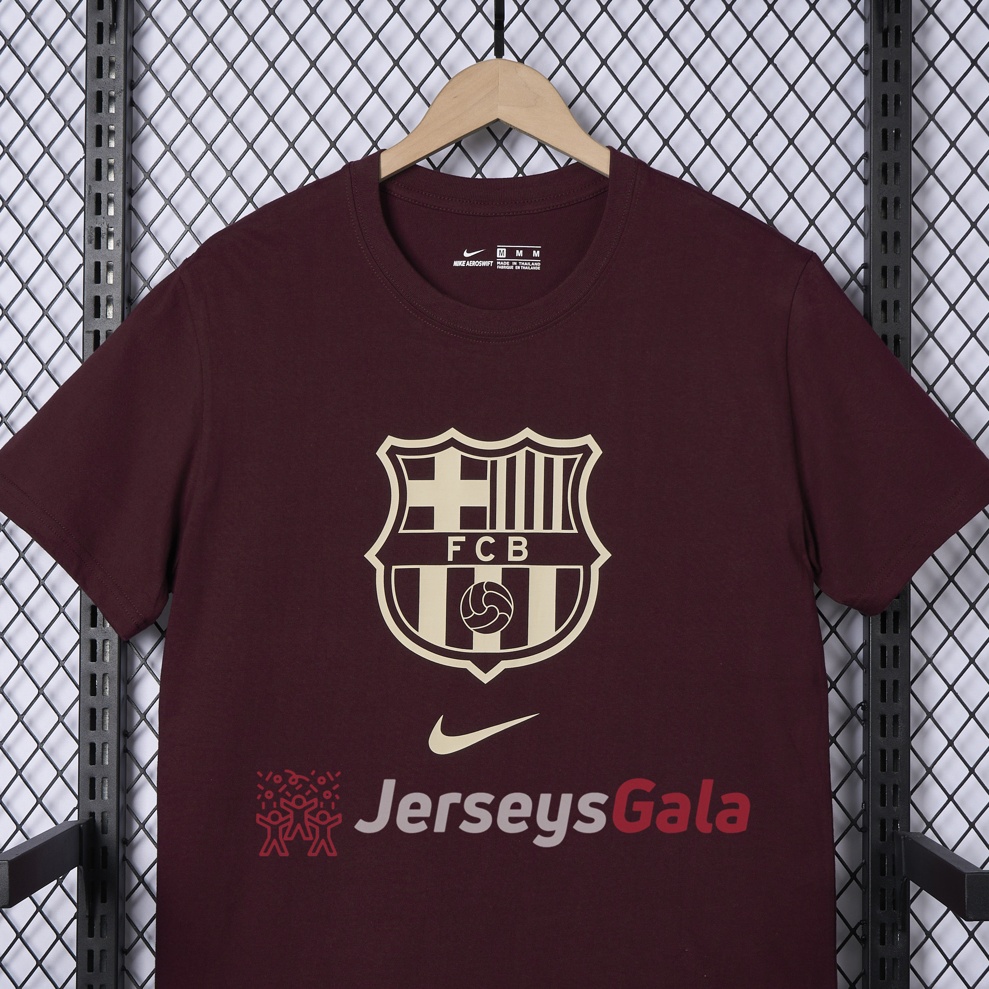 B.A.R.S.A 24-25 Red Big LOGO T-Shirt - SOCCERDEALSHOP