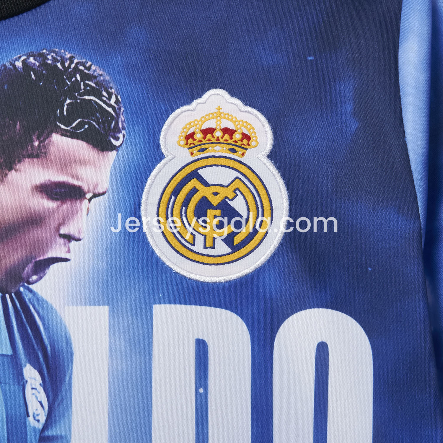 Cristiano Ronaldo Real Madrid 2017-18 Away Career Commemorative Jersey - Fans Version - SOCCERDEALSHOP