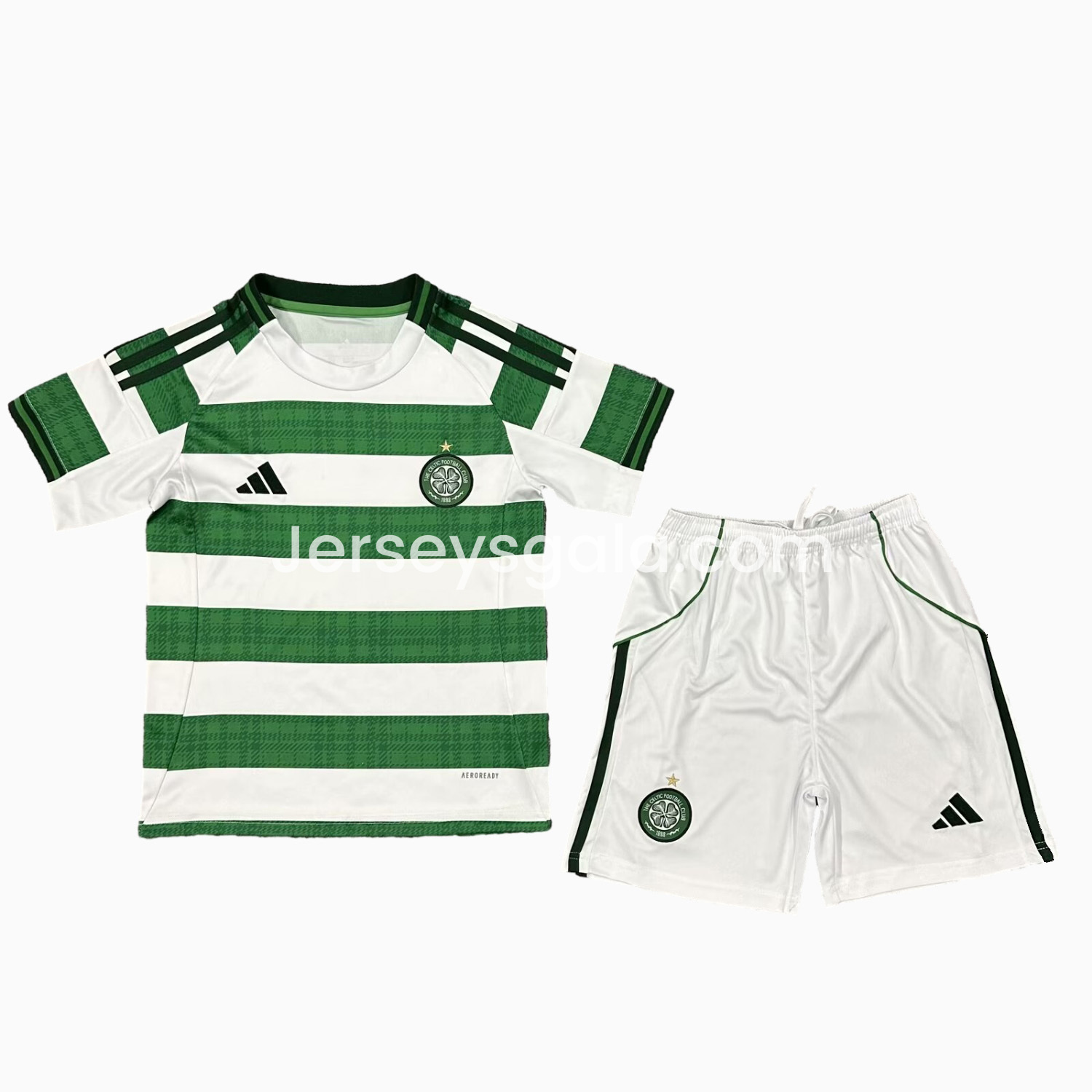 Celtic 25-26 Home Kids Kit - SOCCERDEALSHOP