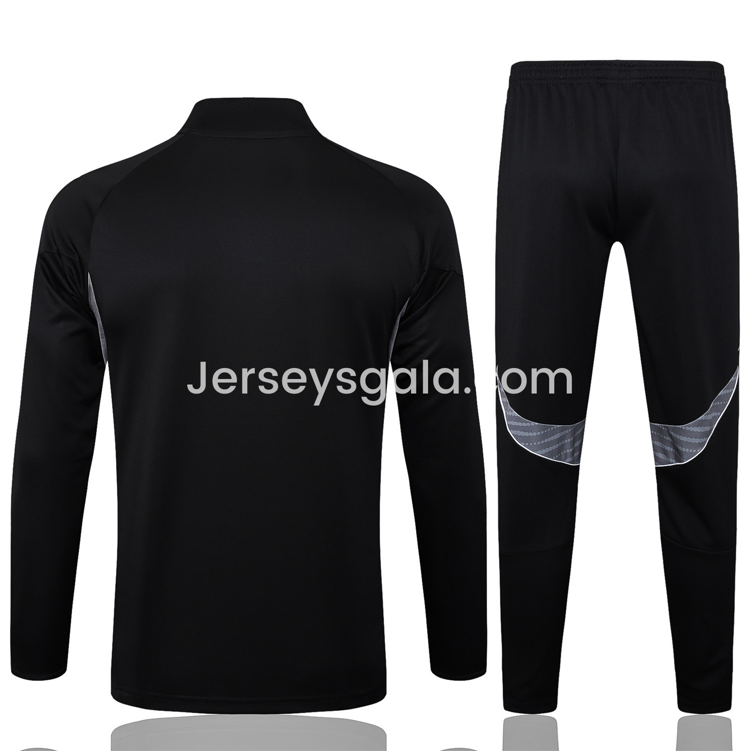 INT M.A.M 25-26 Long Sleeves Training Set - Black Top & Black Pants - SOCCERDEALSHOP